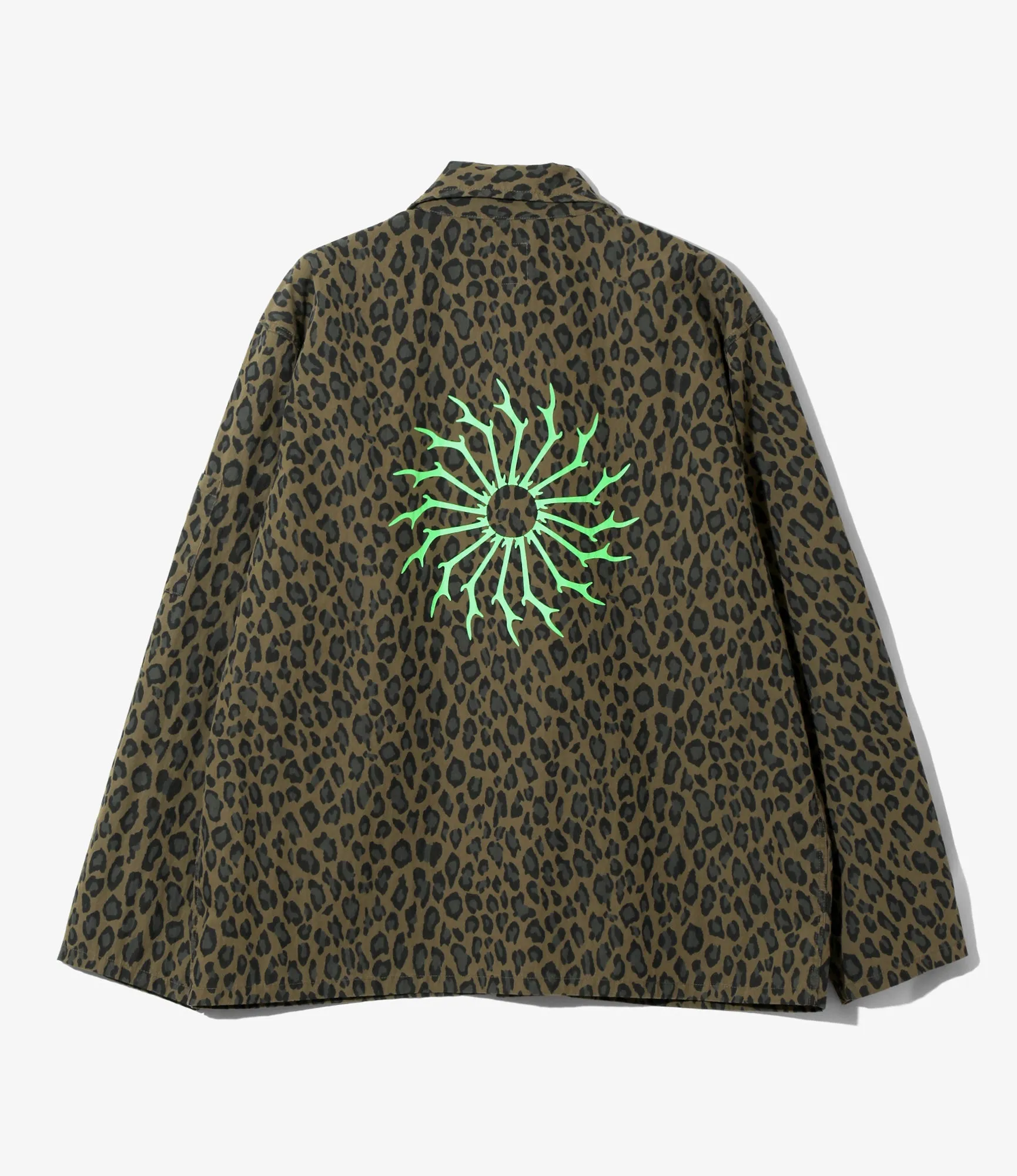 Women's Ranger Shirt - Olive - C/N Poplin / Leopard sold by South2West8 product image thumbnail 4