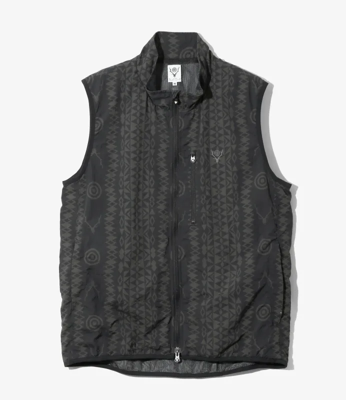 Packable Vest - Native S&T - Nylon Tussah made by South2West8