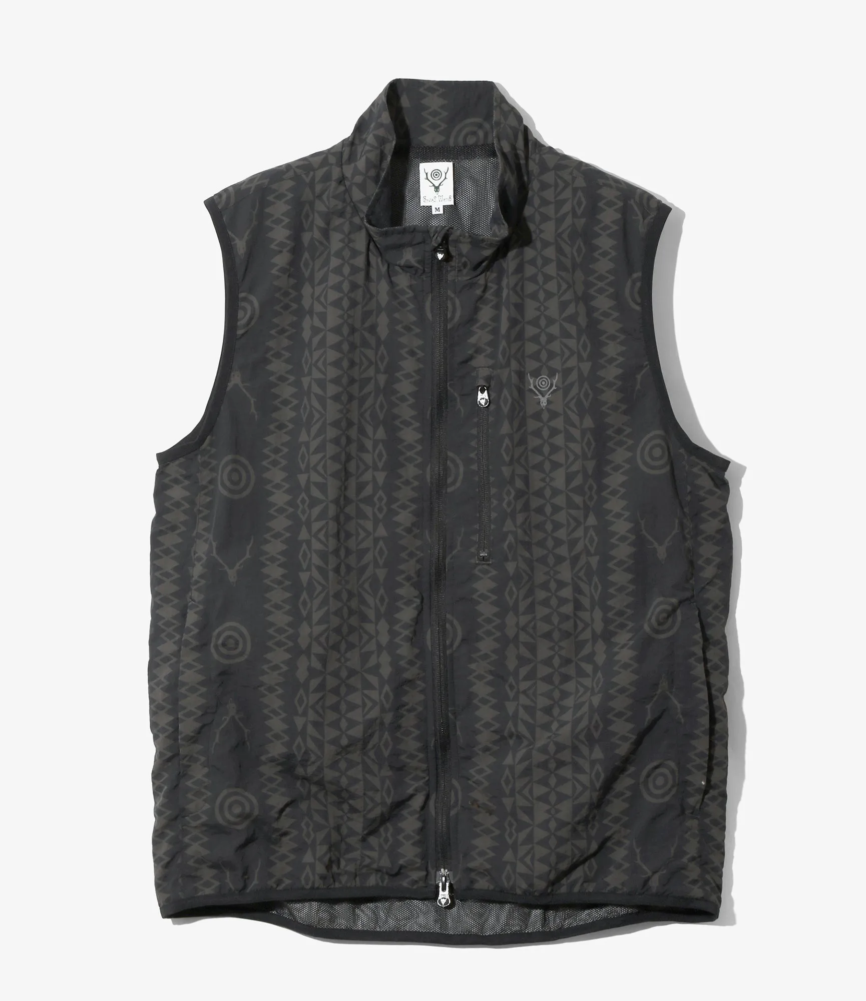 Packable Vest - Native S&T - Nylon Tussah sold by South2West8