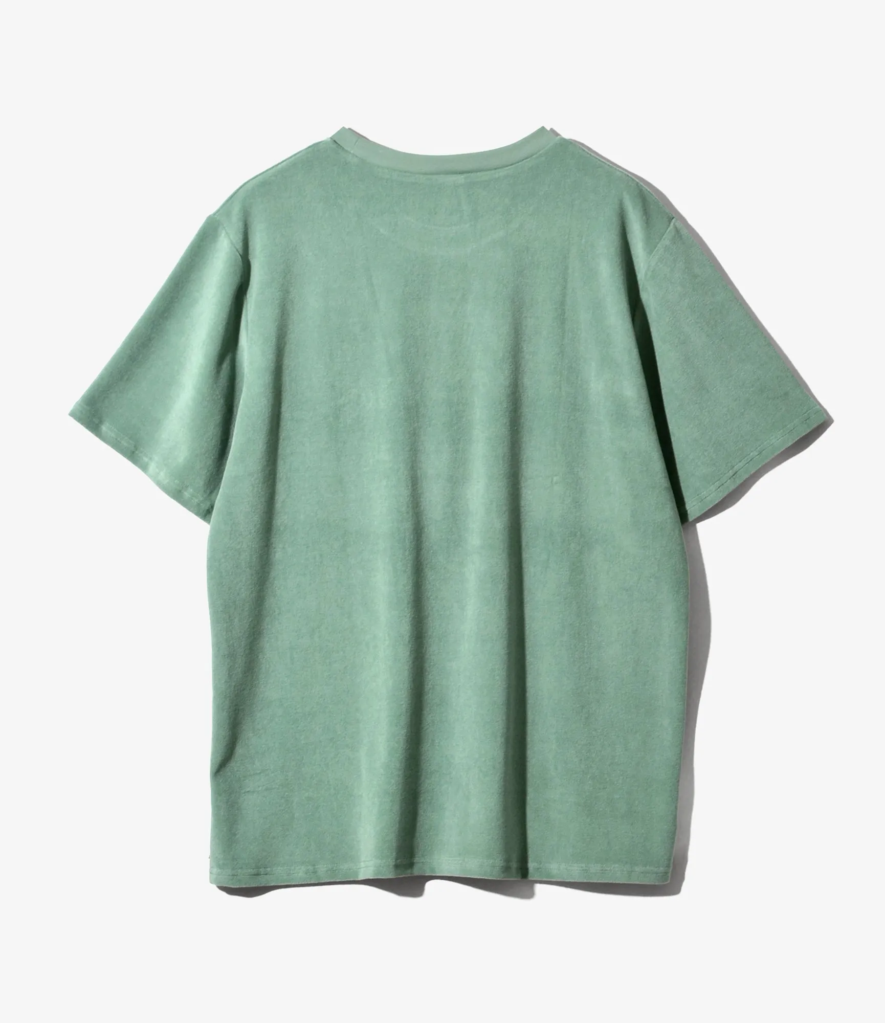 S/S Round Pocket Tee - Green - C/Pe Pile sold by South2West8 product image thumbnail 3