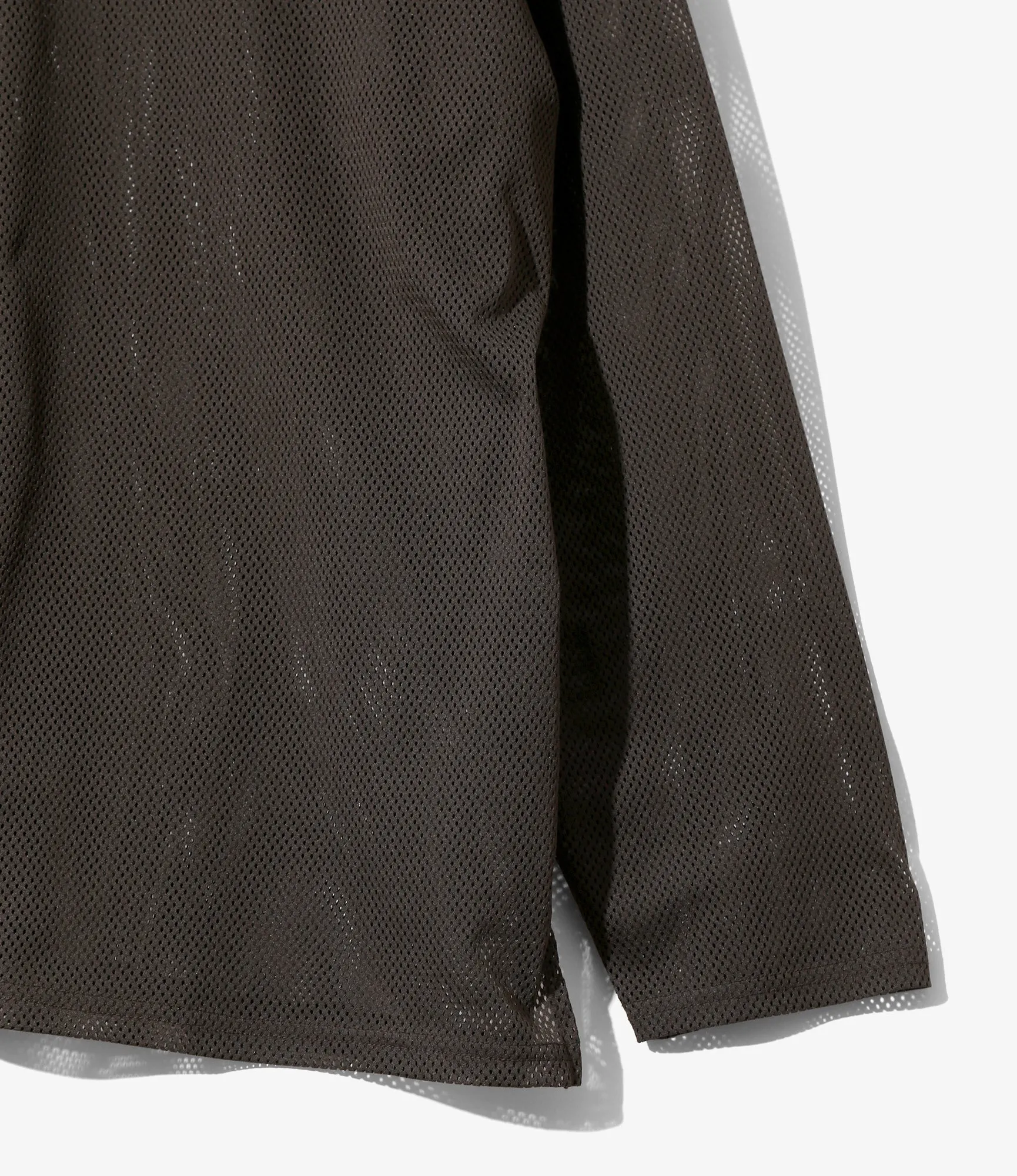 Zipped Hoody - Dk.Brown - Knit Mesh sold by South2West8 product image thumbnail 2