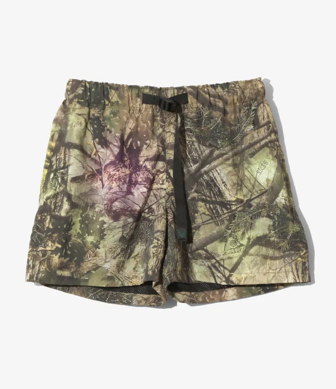 Belted Short - Camo - Nylon Tussah made by South2West8