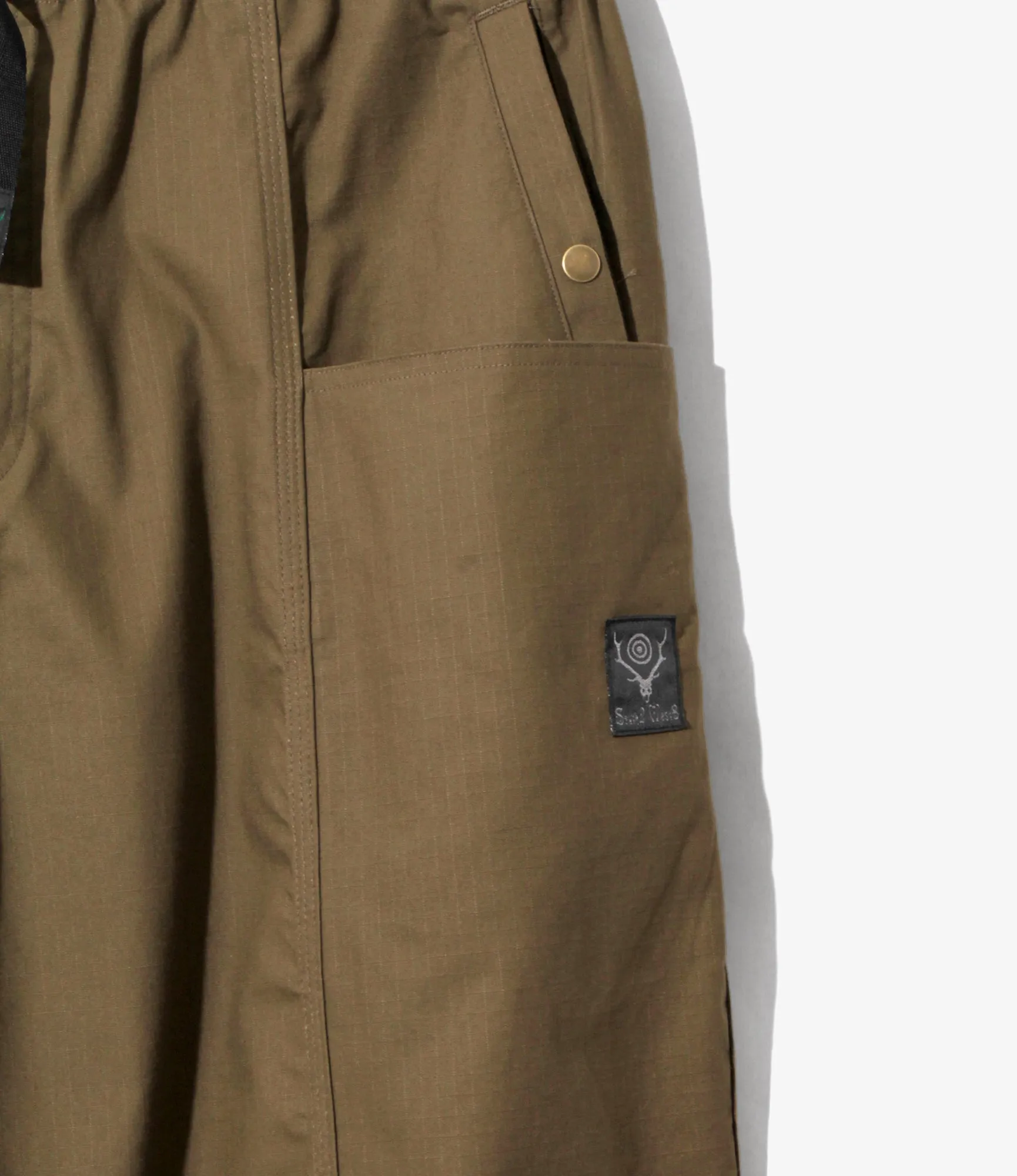 Belted C.S.Pant - Olive - Cotton Ripstop sold by South2West8 product image thumbnail 2
