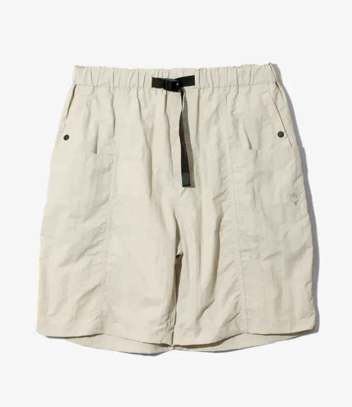 Belted C.S. Short - Ivory - Nylon Ripstop made by South2West8