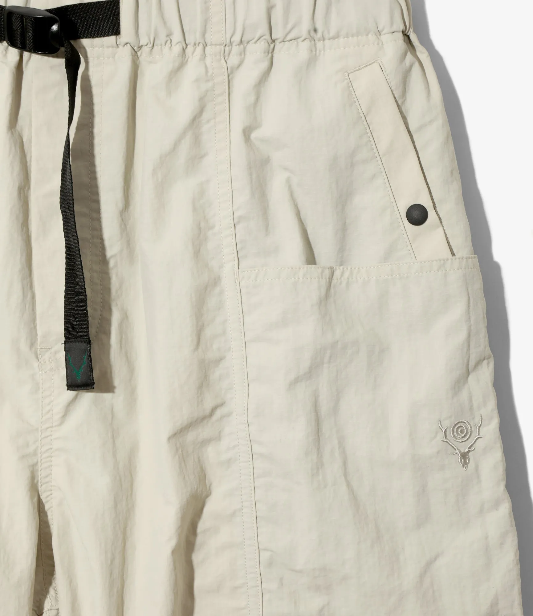 Belted C.S. Short - Ivory - Nylon Ripstop sold by South2West8 product image thumbnail 2