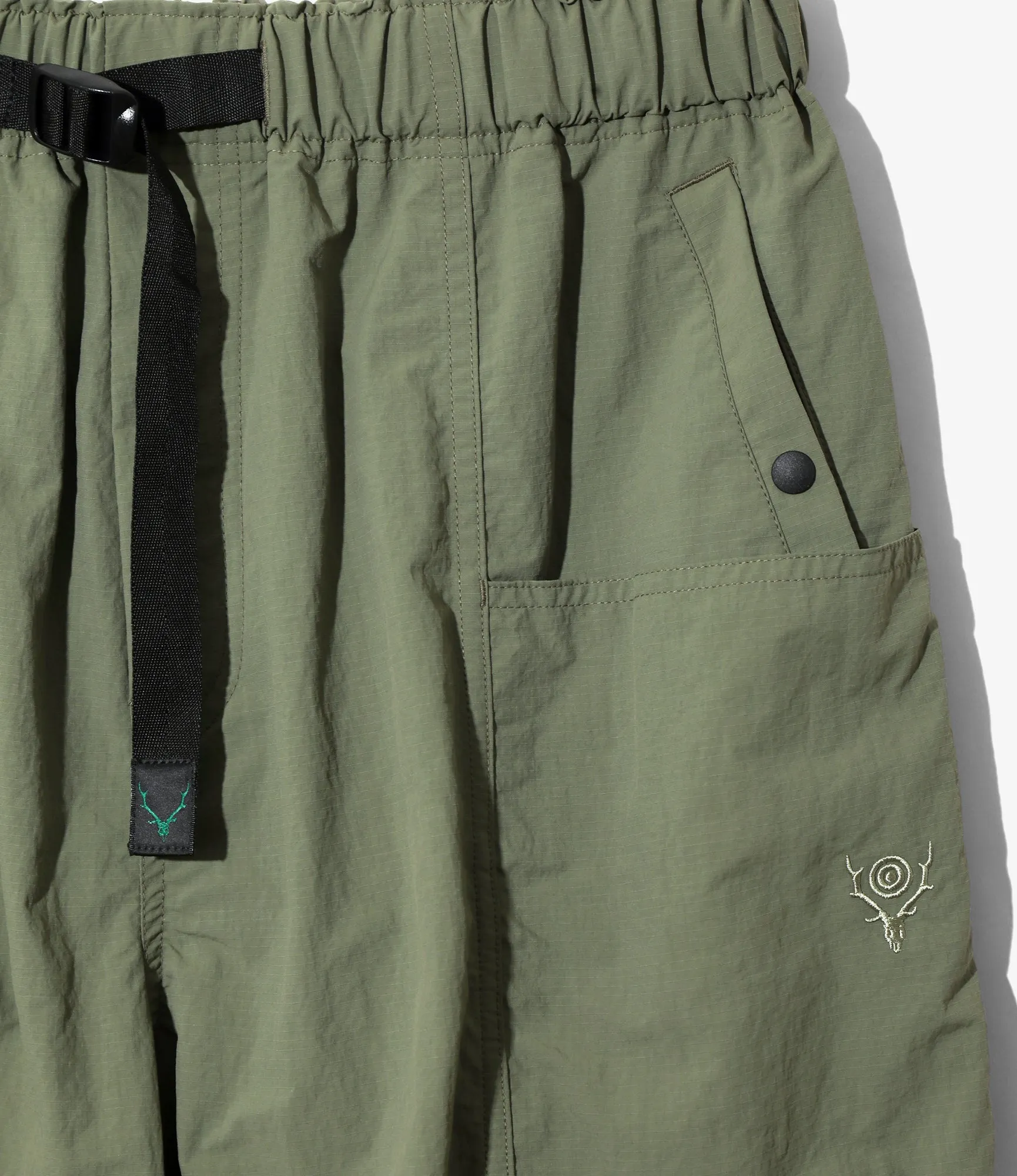 Belted C.S.Pant - Olive - Nylon Ripstop sold by South2West8 product image thumbnail 2