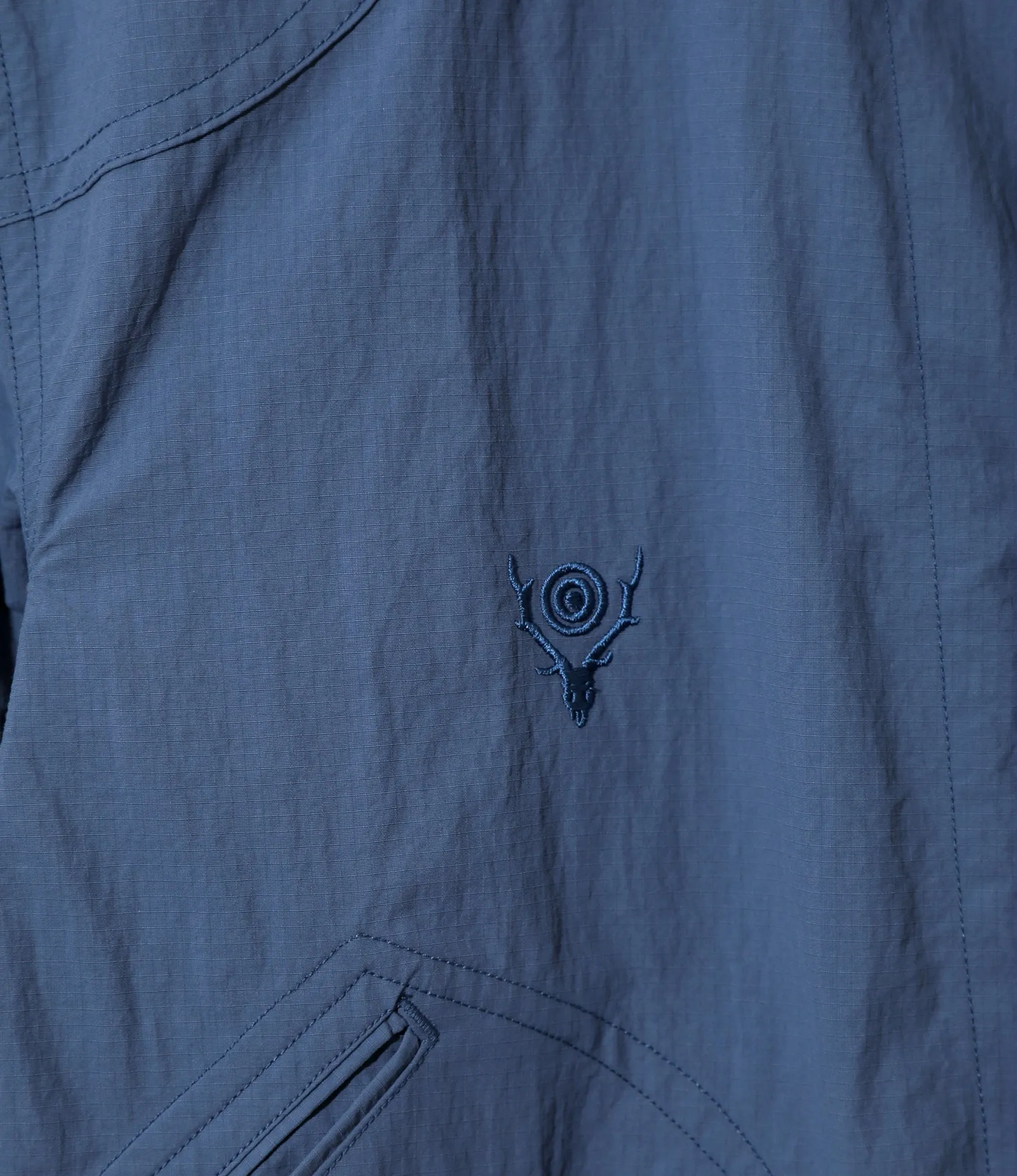 Field Jacket - Blue - Nylon Ripstop sold by South2West8 product image thumbnail 3