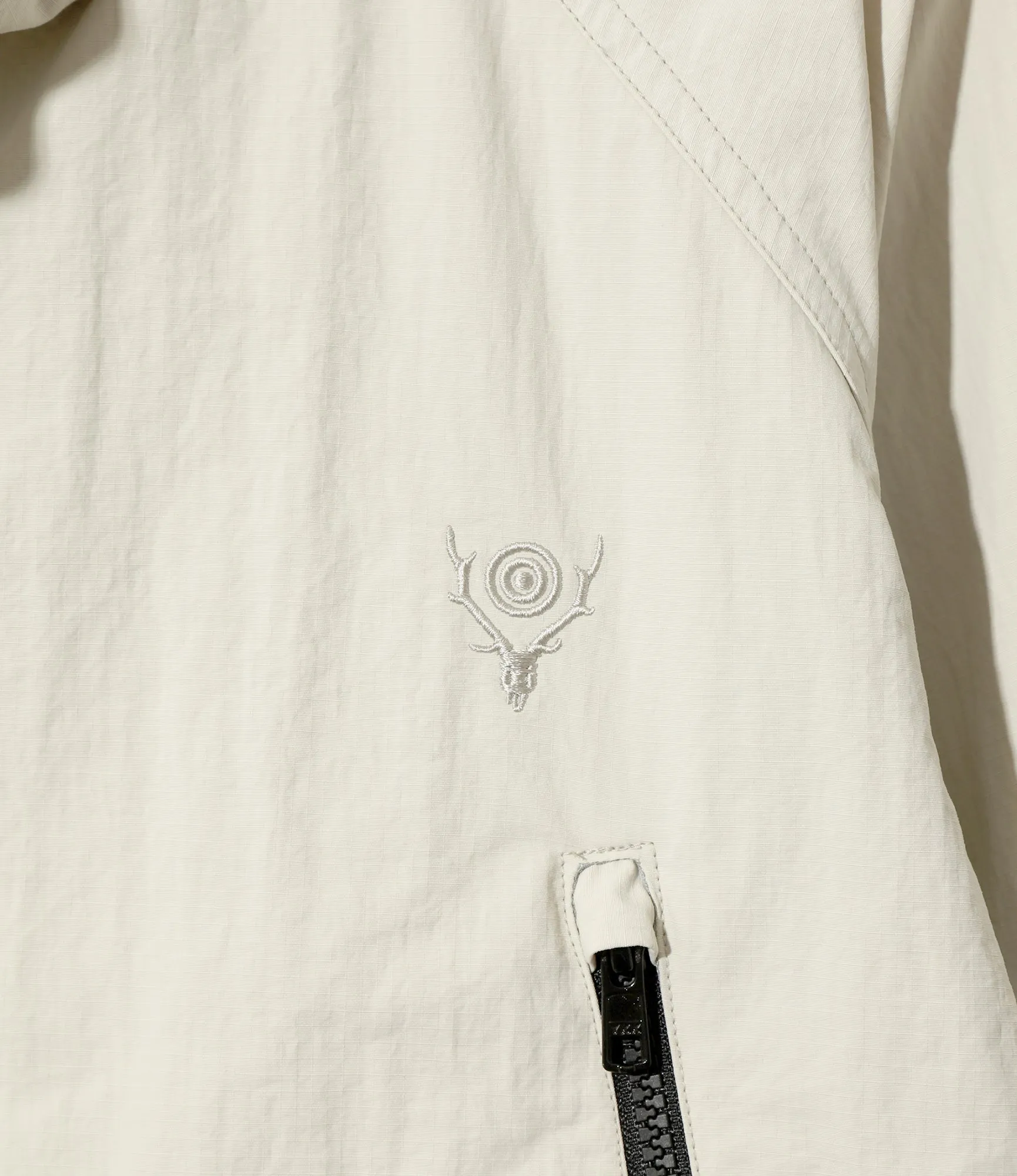 Weather Effect Jacket - Ivory - Nylon Ripstop sold by South2West8 product image thumbnail 2