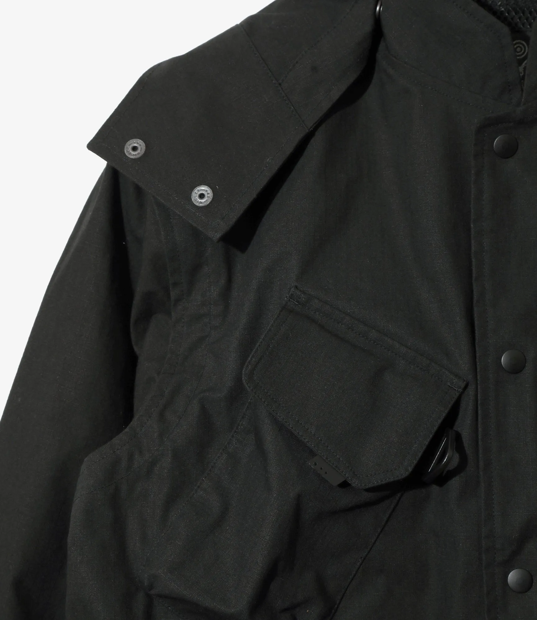 Tenkara Trout Parka - Black - C/N Ripstop sold by South2West8 product image thumbnail 2