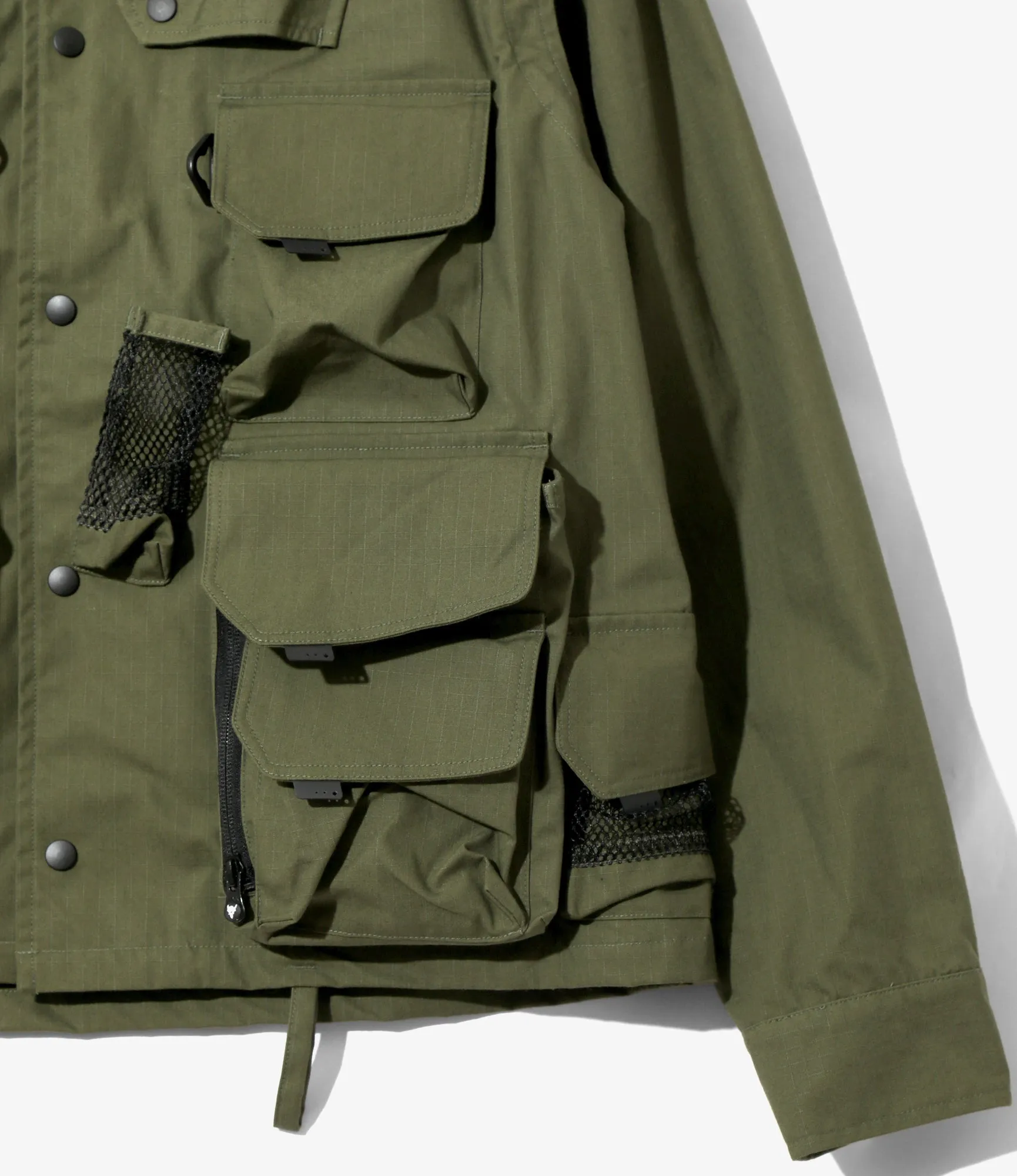 Tenkara Trout Parka - Olive - C/N Ripstop sold by South2West8 product image thumbnail 3