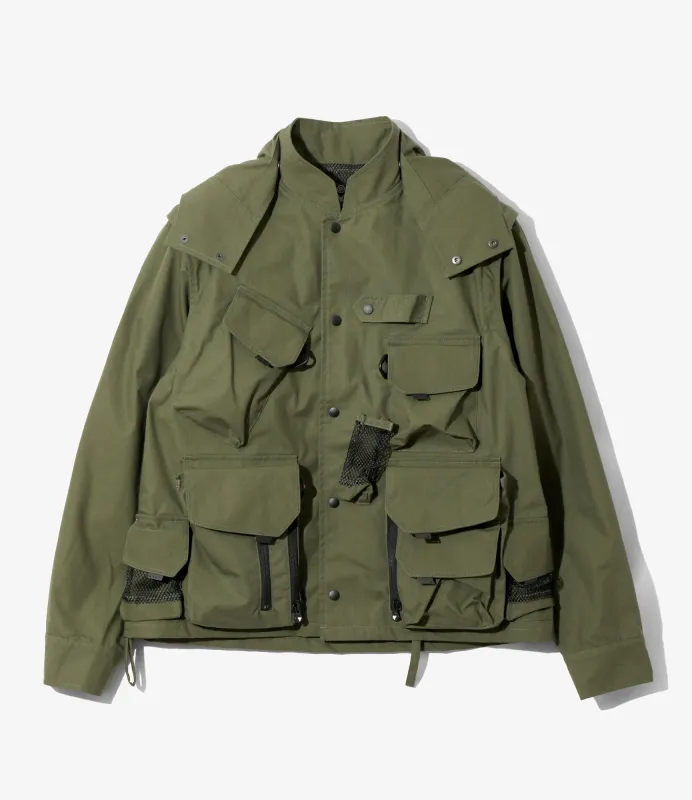 Tenkara Trout Parka - Olive - C/N Ripstop made by South2West8