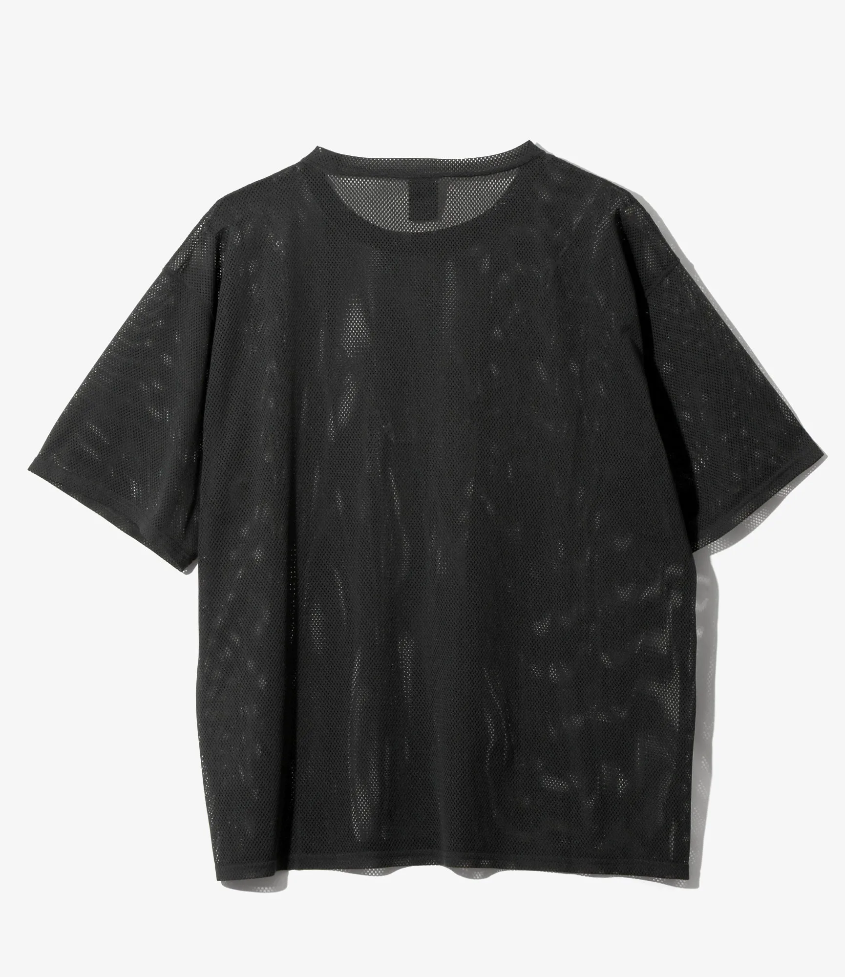 S/S Crew Neck Shirt - Black - Knit Mesh sold by South2West8 product image thumbnail 3