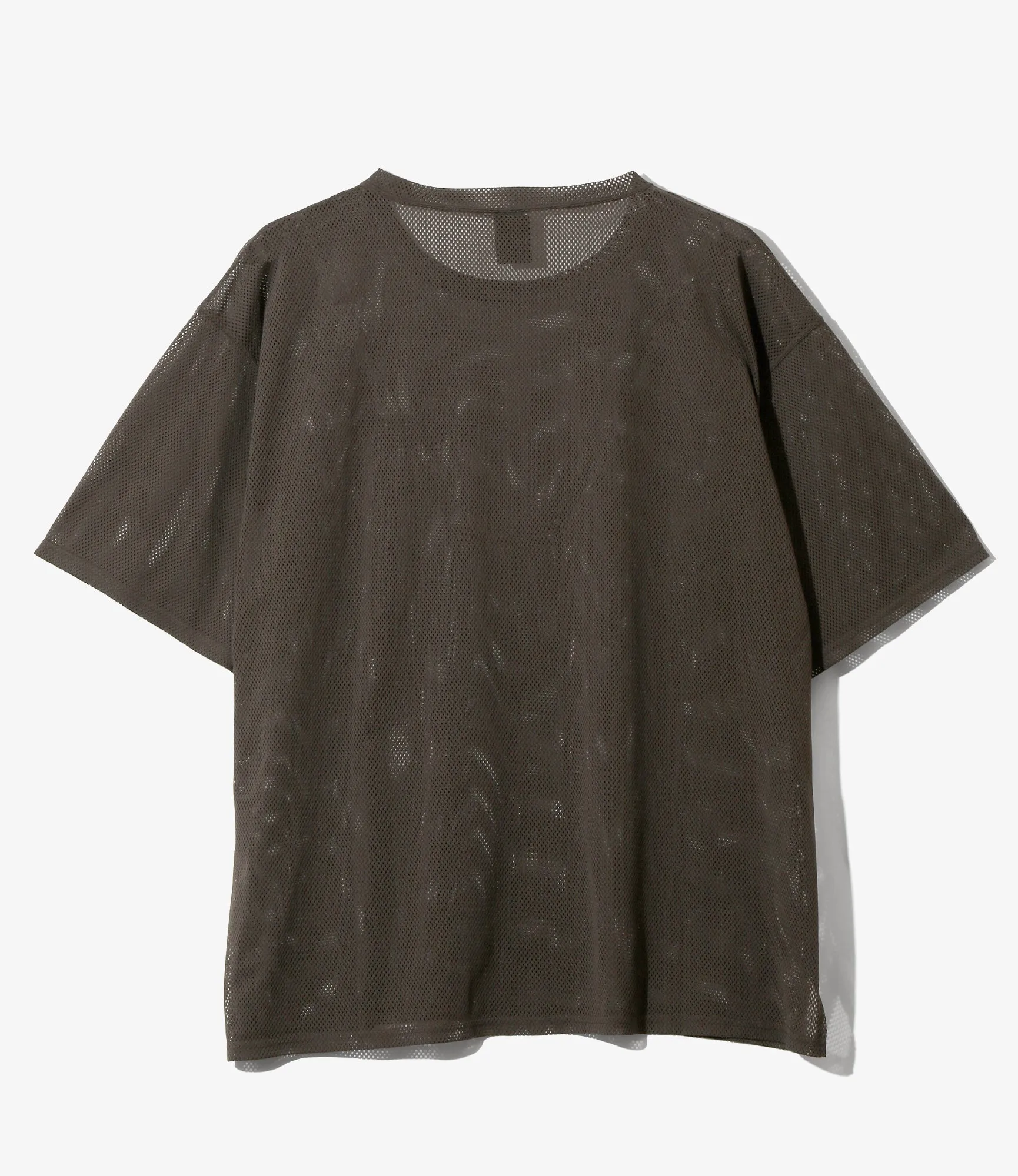 S/S Crew Neck Shirt - Dk. Brown - Knit Mesh sold by South2West8 product image thumbnail 3