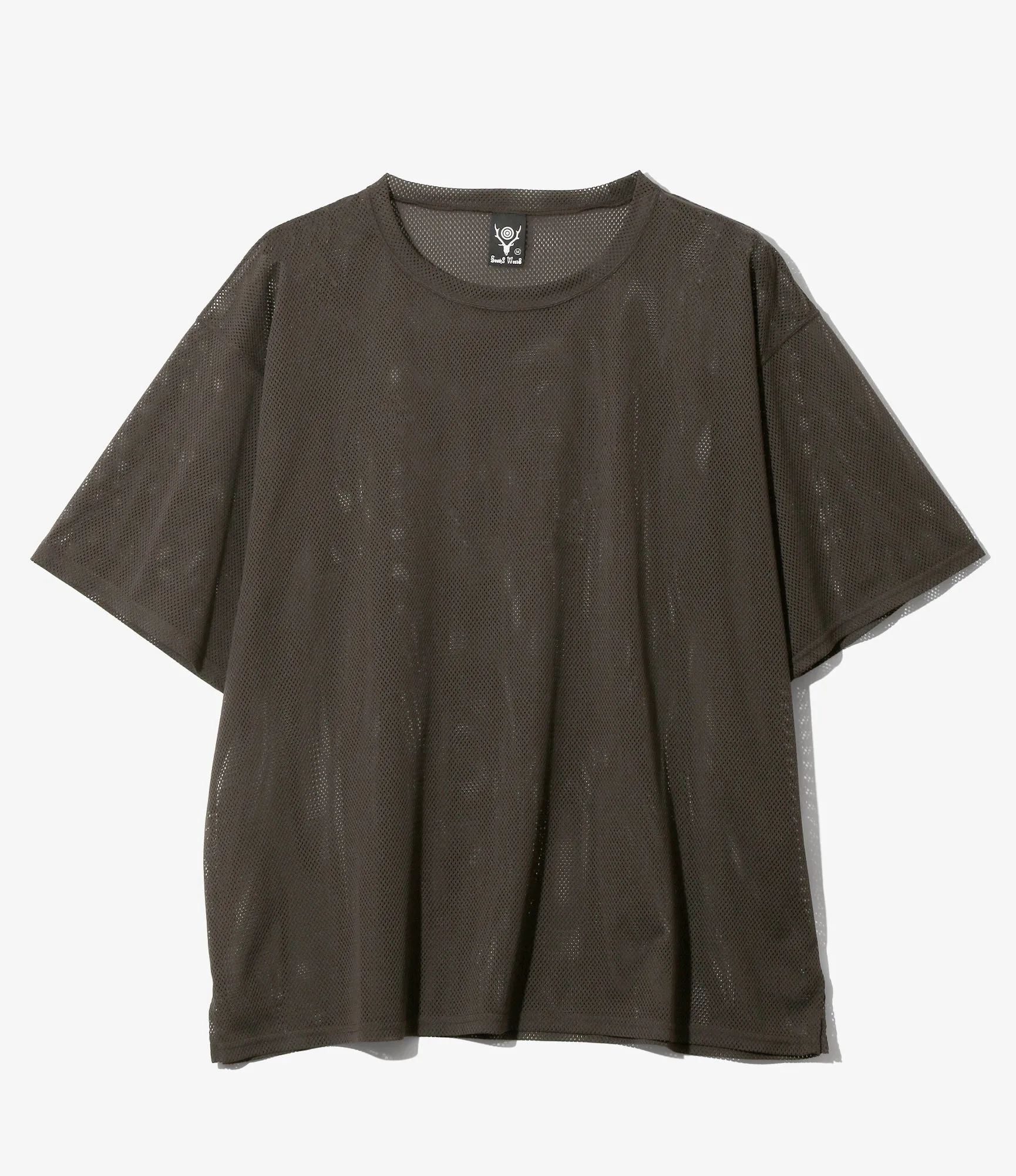 S/S Crew Neck Shirt - Dk. Brown - Knit Mesh sold by South2West8