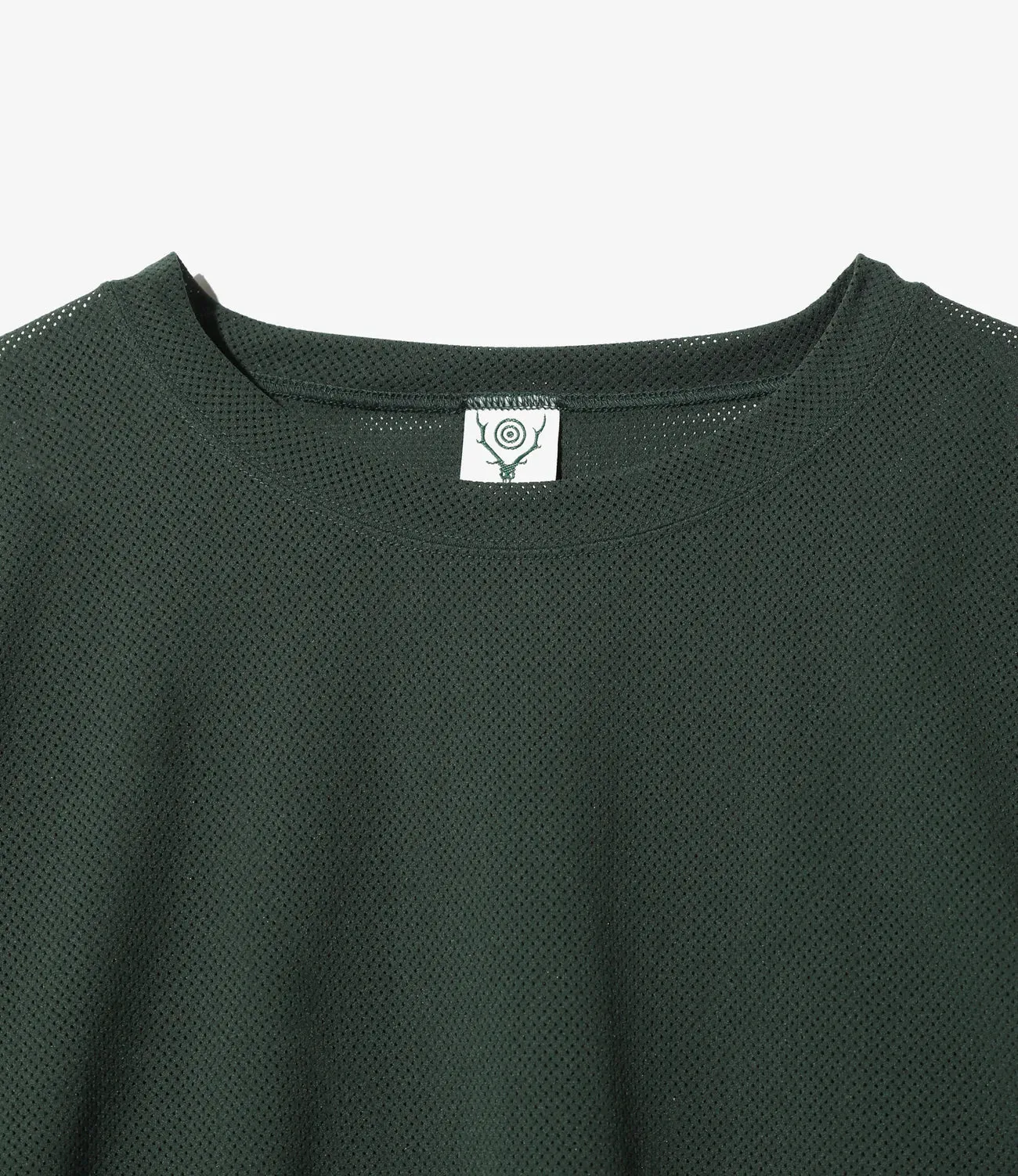 L/S Crew Neck Shirt - Dk. Green - Knit Mesh sold by South2West8 product image thumbnail 2