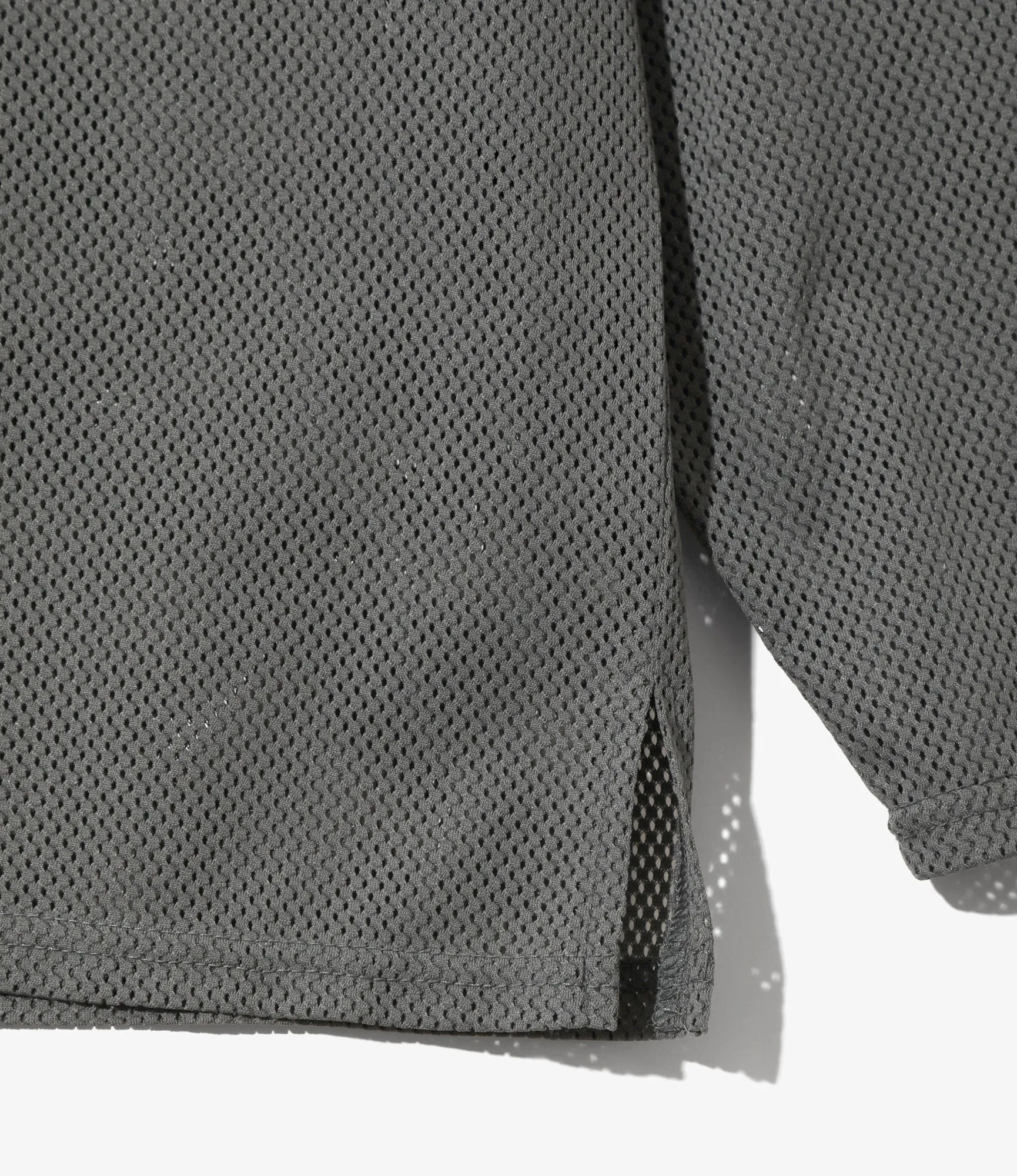 L/S Crew Neck Shirt - Grey - Knit Mesh sold by South2West8 product image thumbnail 2