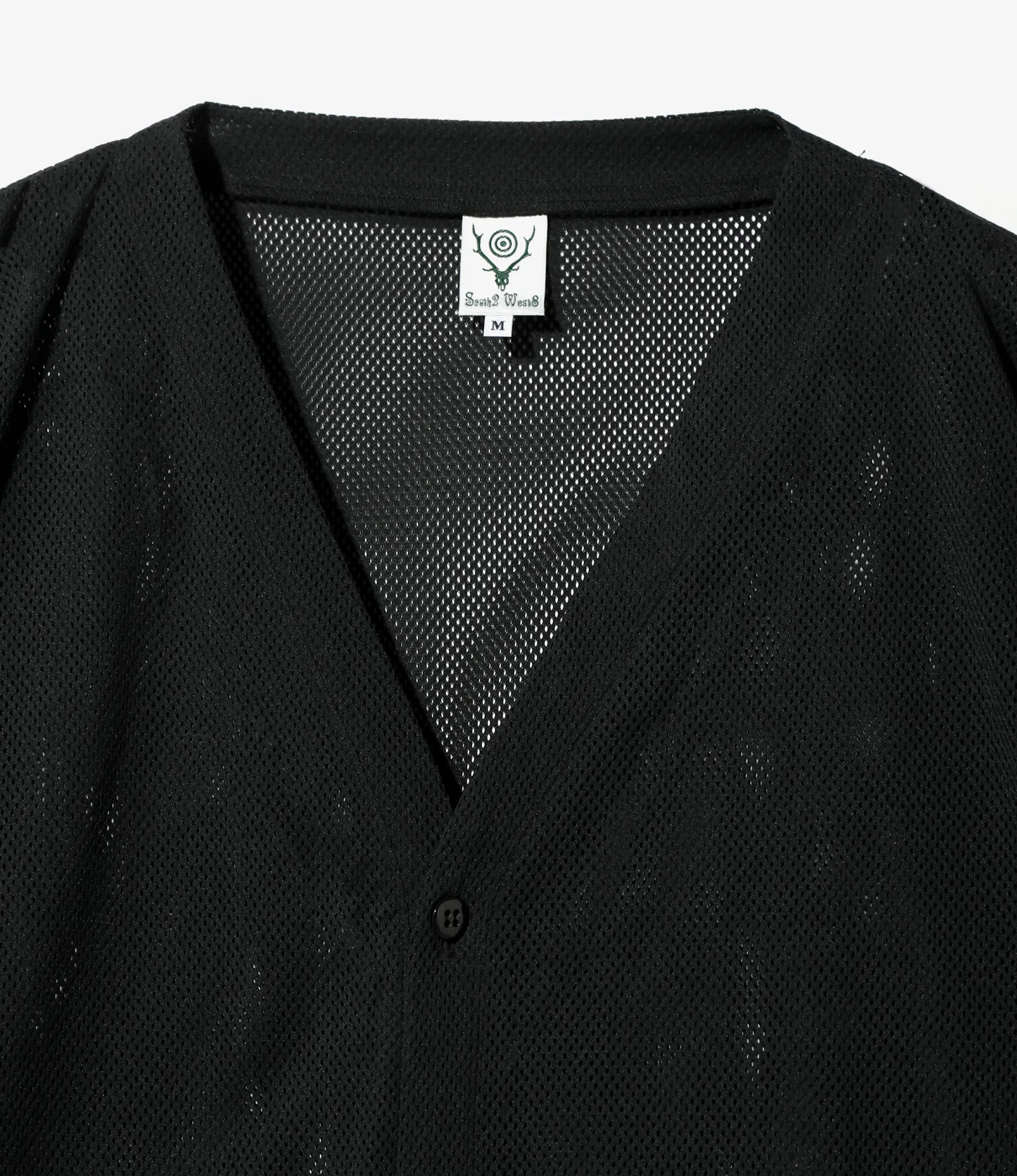 V-Neck Cardigan - Black - Knit Mesh sold by South2West8 product image thumbnail 2