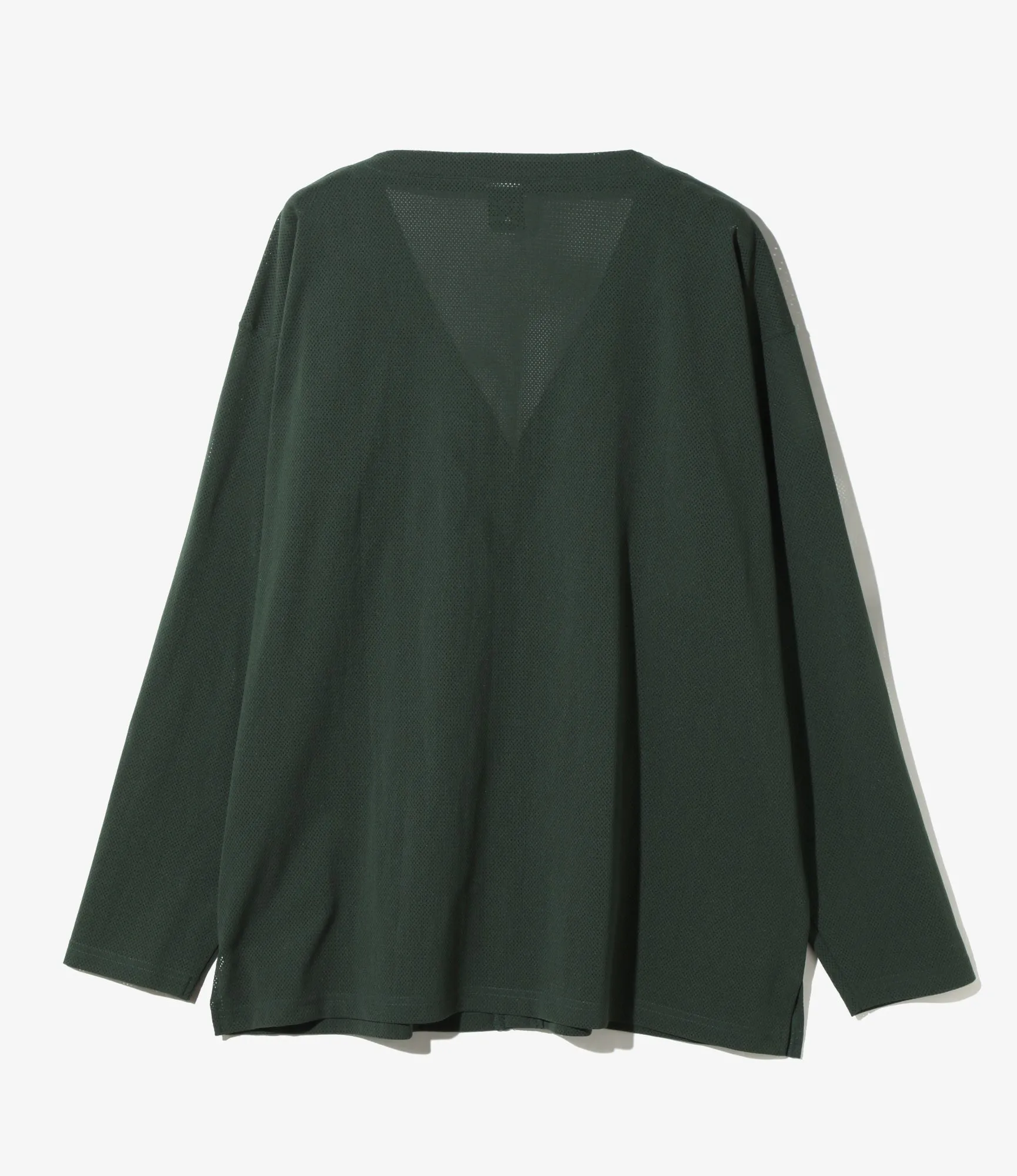 V-Neck Cardigan - Dk. Green - Knit Mesh sold by South2West8 product image thumbnail 4