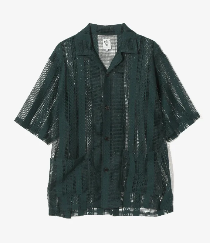 Cabana Shirt - Green - Poly Lace Jq. made by South2West8
