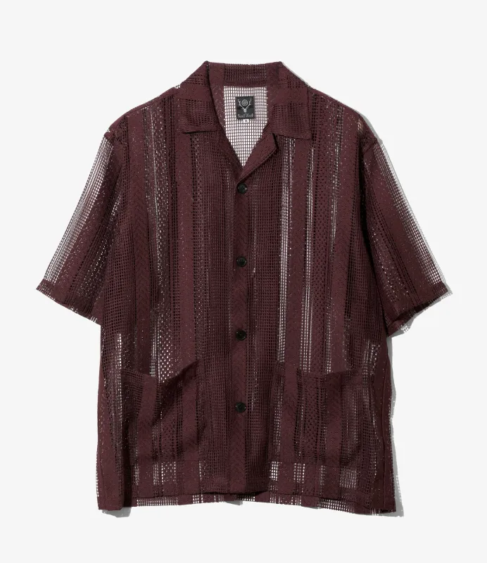 Cabana Shirt - Dk. Purple - Poly Lace Jq. made by South2West8