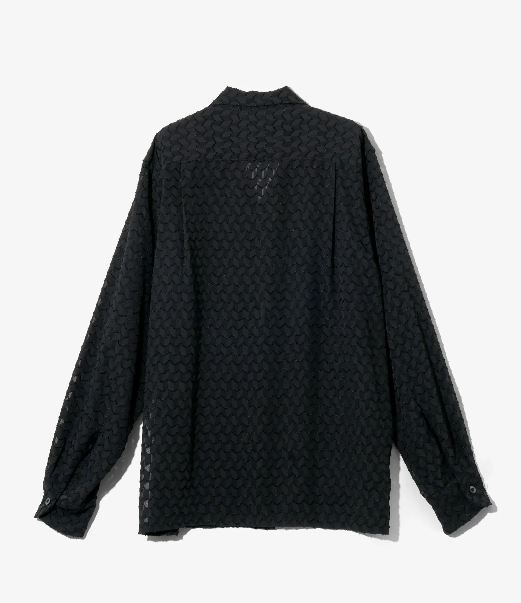 6 Pocket Shirt - Black - Poly Chiffon Cut Jq. sold by South2West8 product image thumbnail 3
