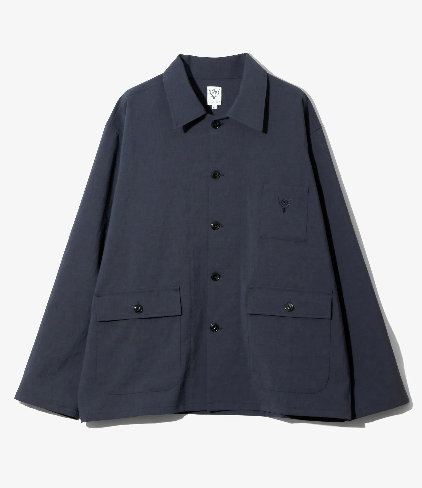 Hunting Shirt - Navy - Poly Oxford sold by South2West8