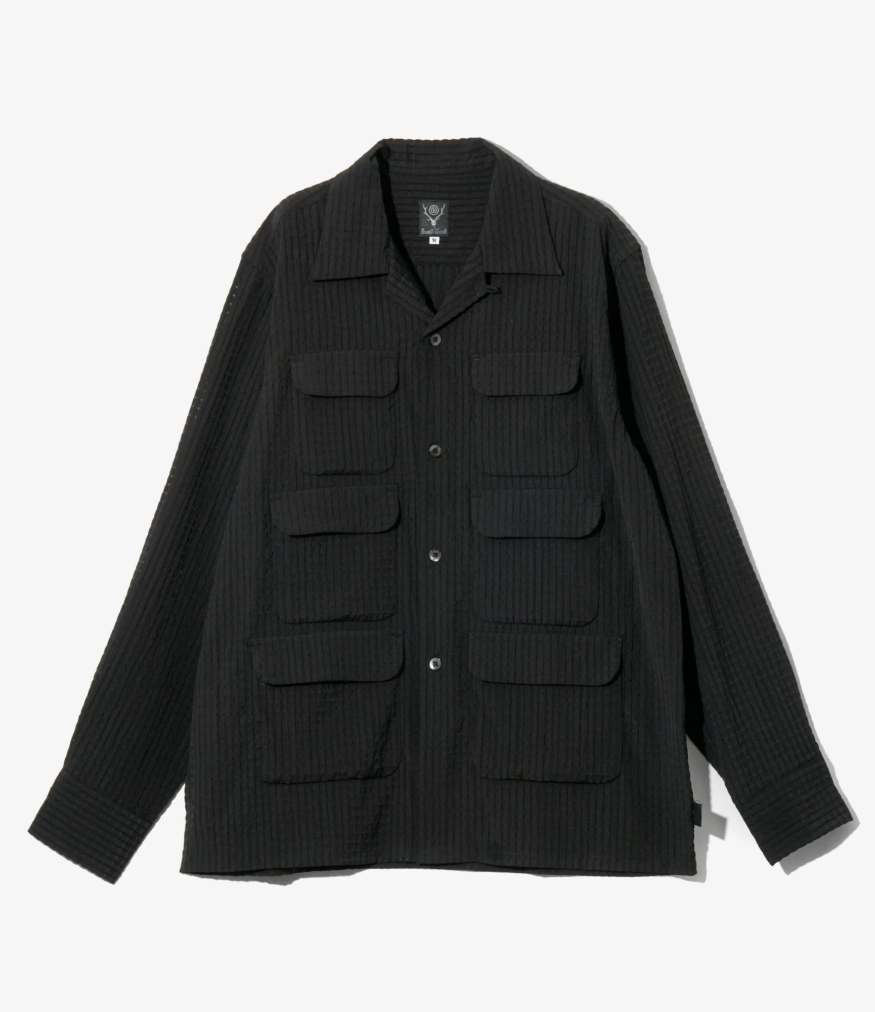 Women's 6 Pocket Shirt - Black - RA/PE/N Dobby sold by South2West8