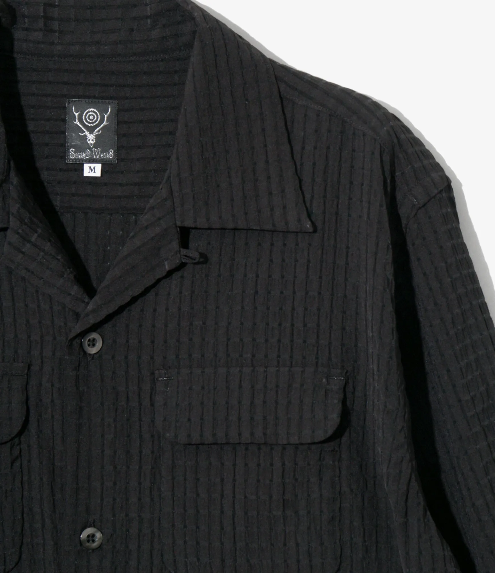 Women's 6 Pocket Shirt - Black - RA/PE/N Dobby sold by South2West8 product image thumbnail 2