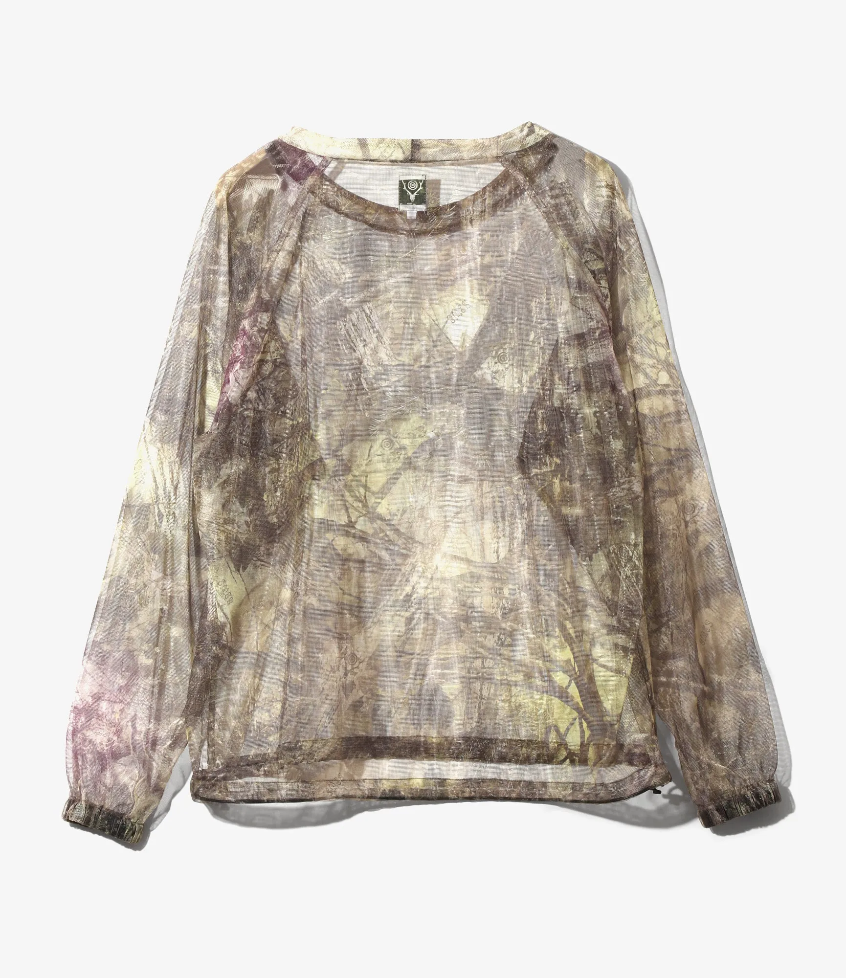 Bush Crew Neck Shirt - Camo - Lightweight Mesh sold by South2West8 product image thumbnail 4