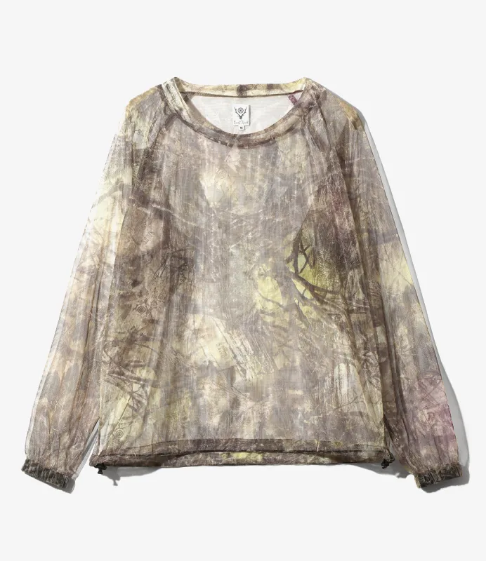 Bush Crew Neck Shirt - Camo - Lightweight Mesh made by South2West8