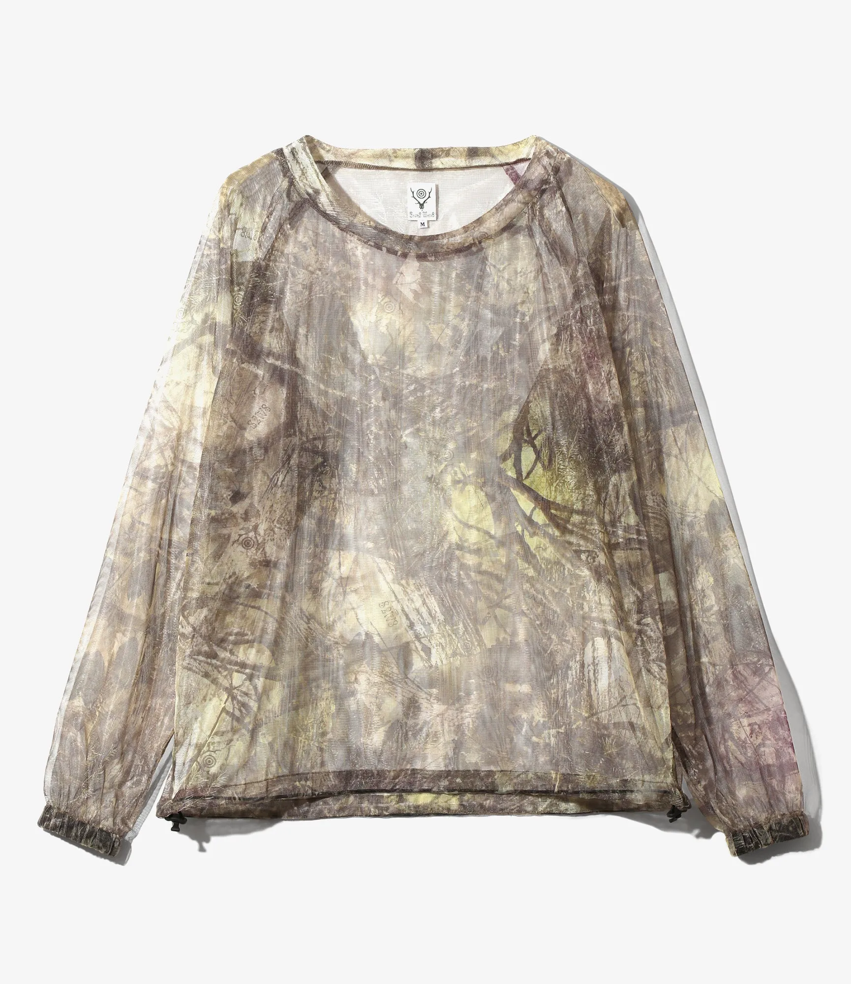 Bush Crew Neck Shirt - Camo - Lightweight Mesh sold by South2West8