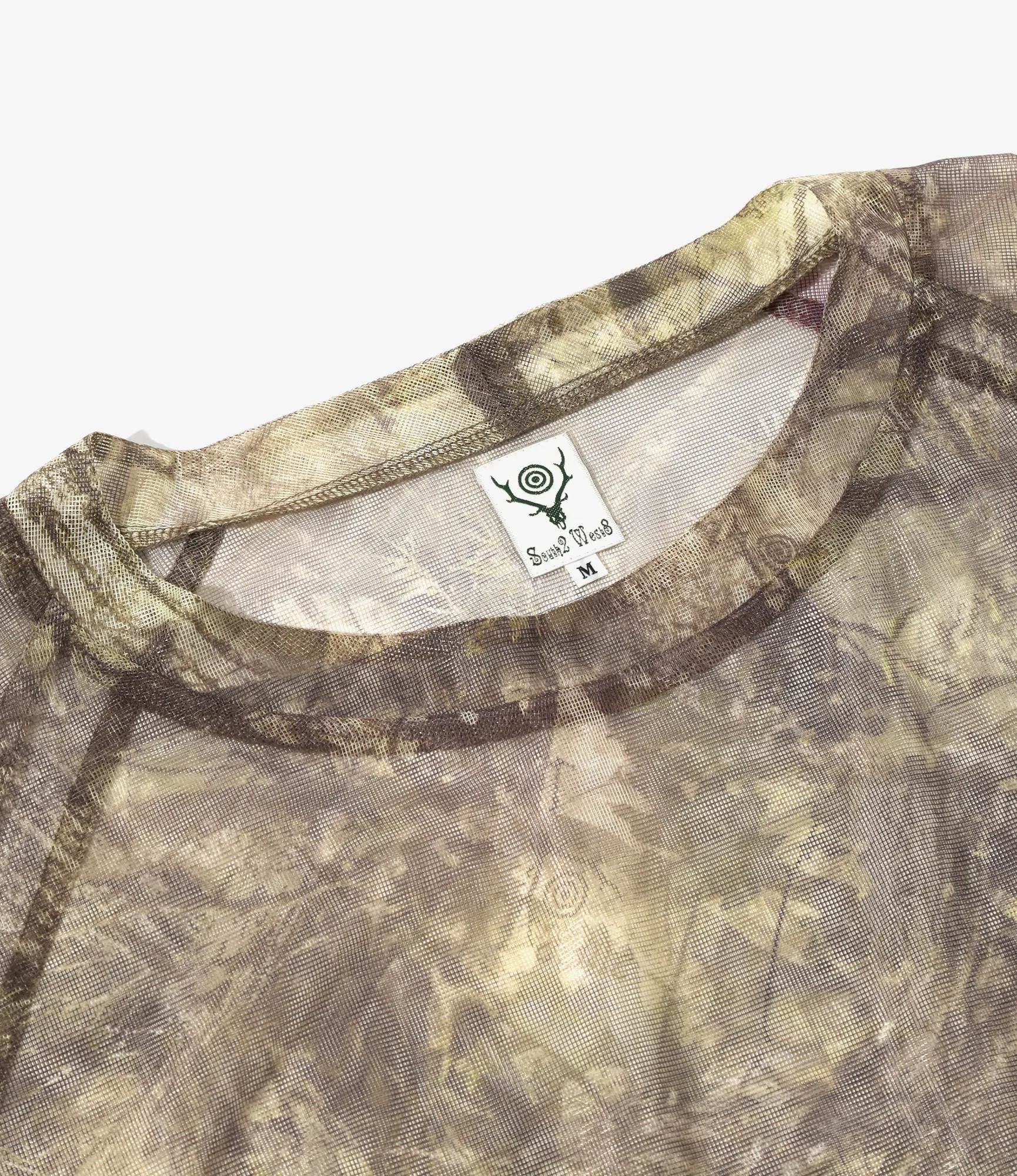Bush Crew Neck Shirt - Camo - Lightweight Mesh sold by South2West8 product image thumbnail 2