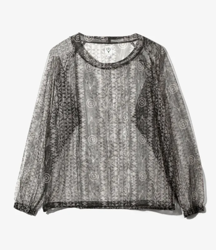 Bush Crew Neck Shirt - Native S&T - Lightweight Mesh made by South2West8