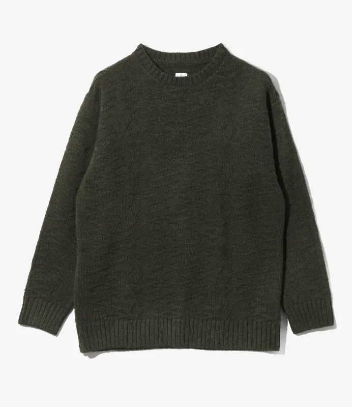 Fisherman Sweater - Olive - Native Pattern made by South2West8