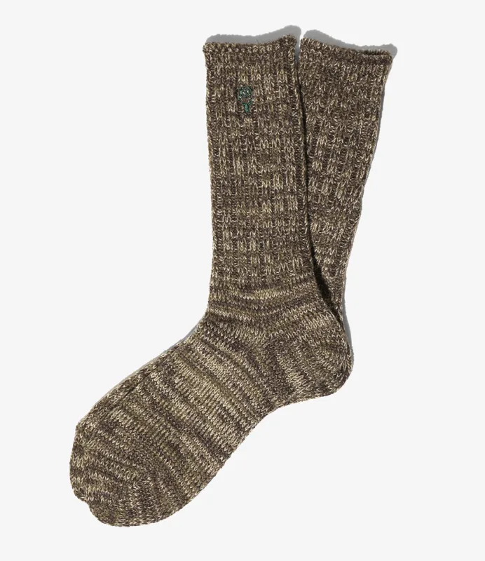 Melange Socks - Khaki made by South2West8