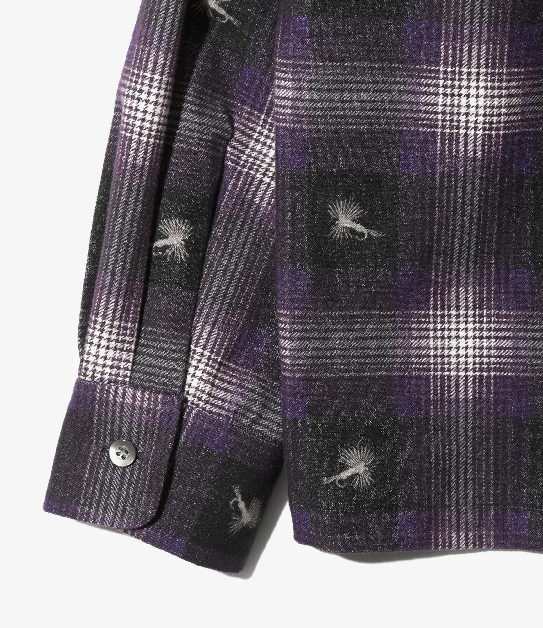 Classic Shirt - Purple - Printed Flannel sold by South2West8 product image thumbnail 3