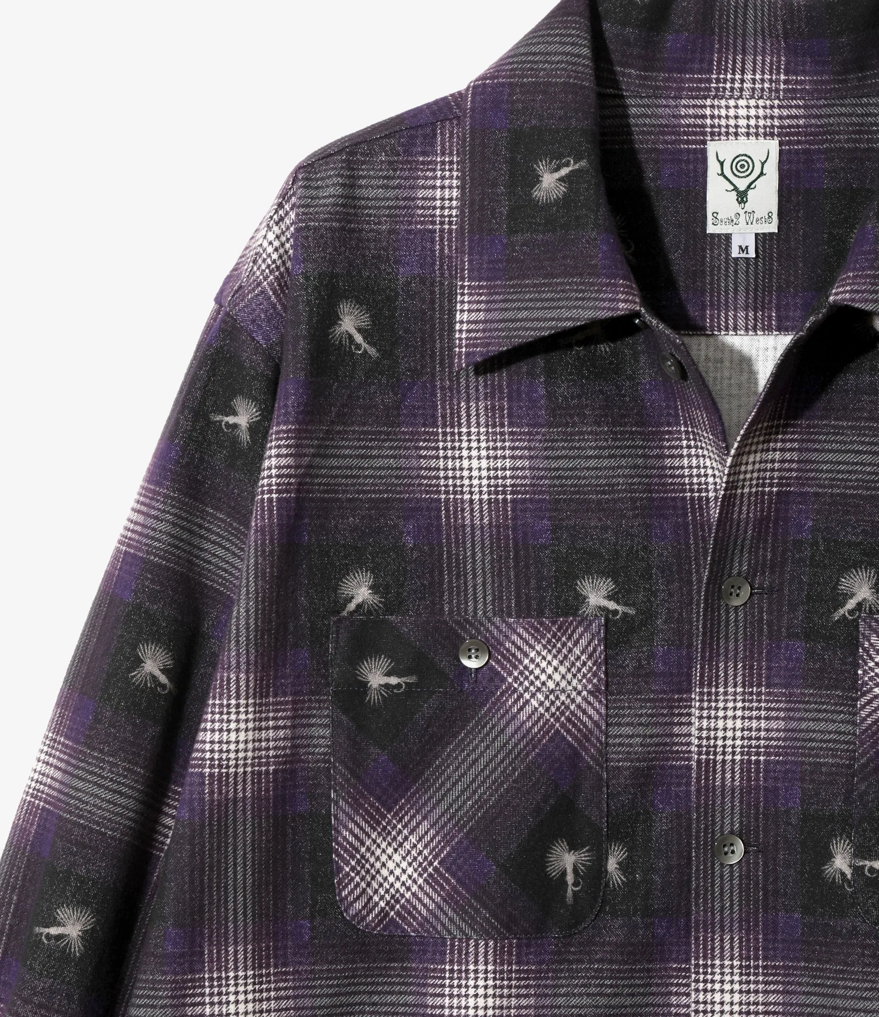 Classic Shirt - Purple - Printed Flannel sold by South2West8 product image thumbnail 2