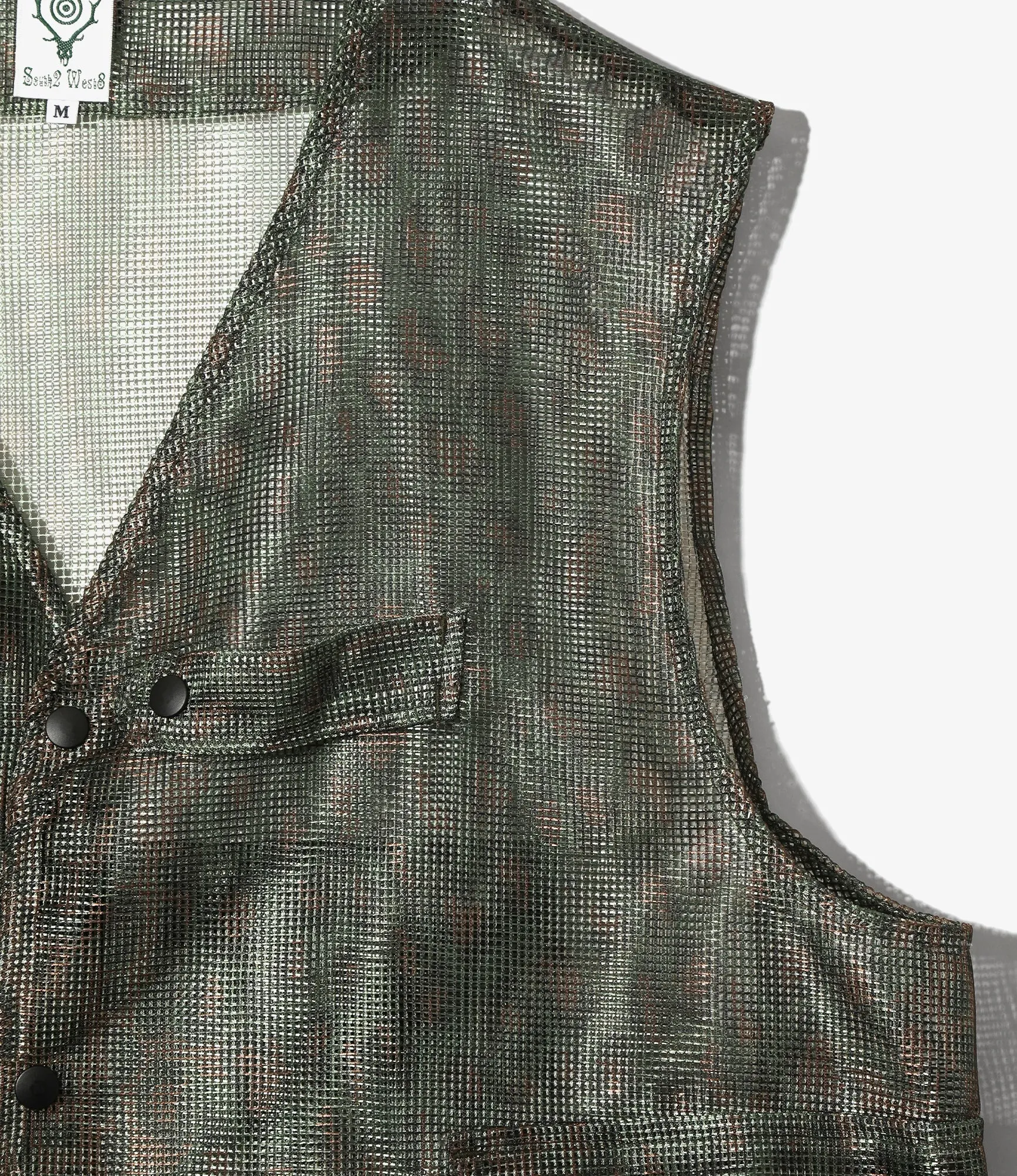 Bush Tenkara Vest - Green - Printed Heavyweight Mesh sold by South2West8 product image thumbnail 2