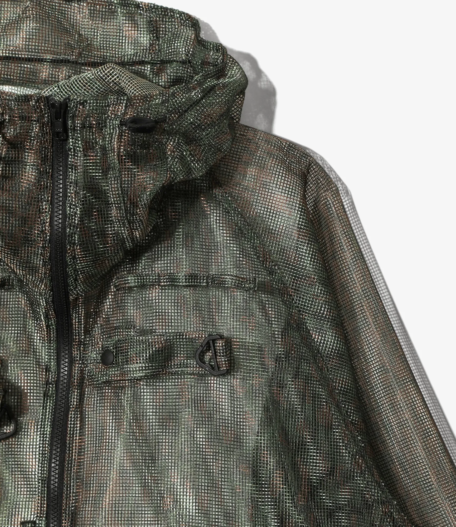 Bush Trek Jacket - Green - Printed Heavyweight Mesh sold by South2West8 product image thumbnail 2