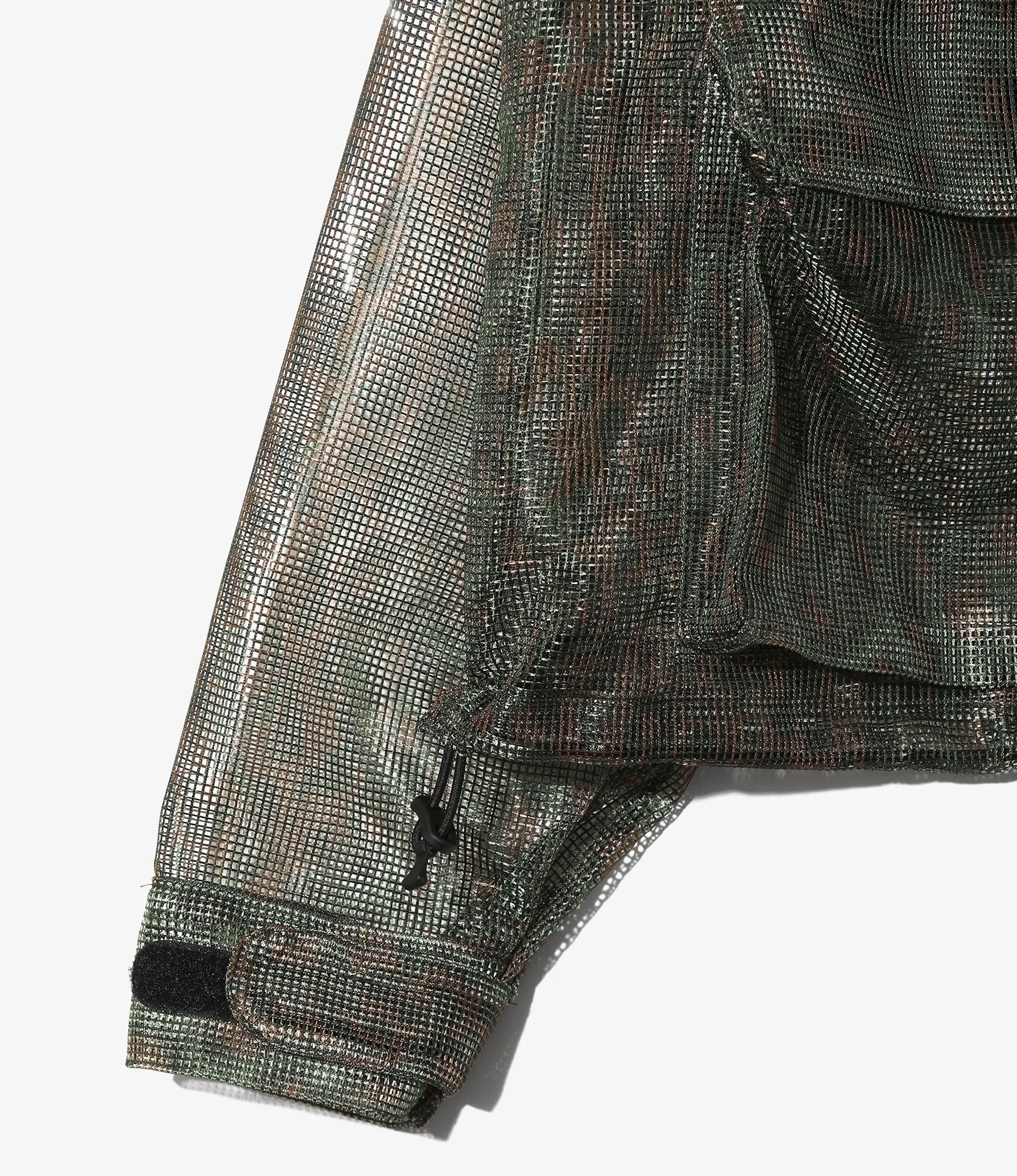 Bush Trek Jacket - Green - Printed Heavyweight Mesh sold by South2West8 product image thumbnail 3