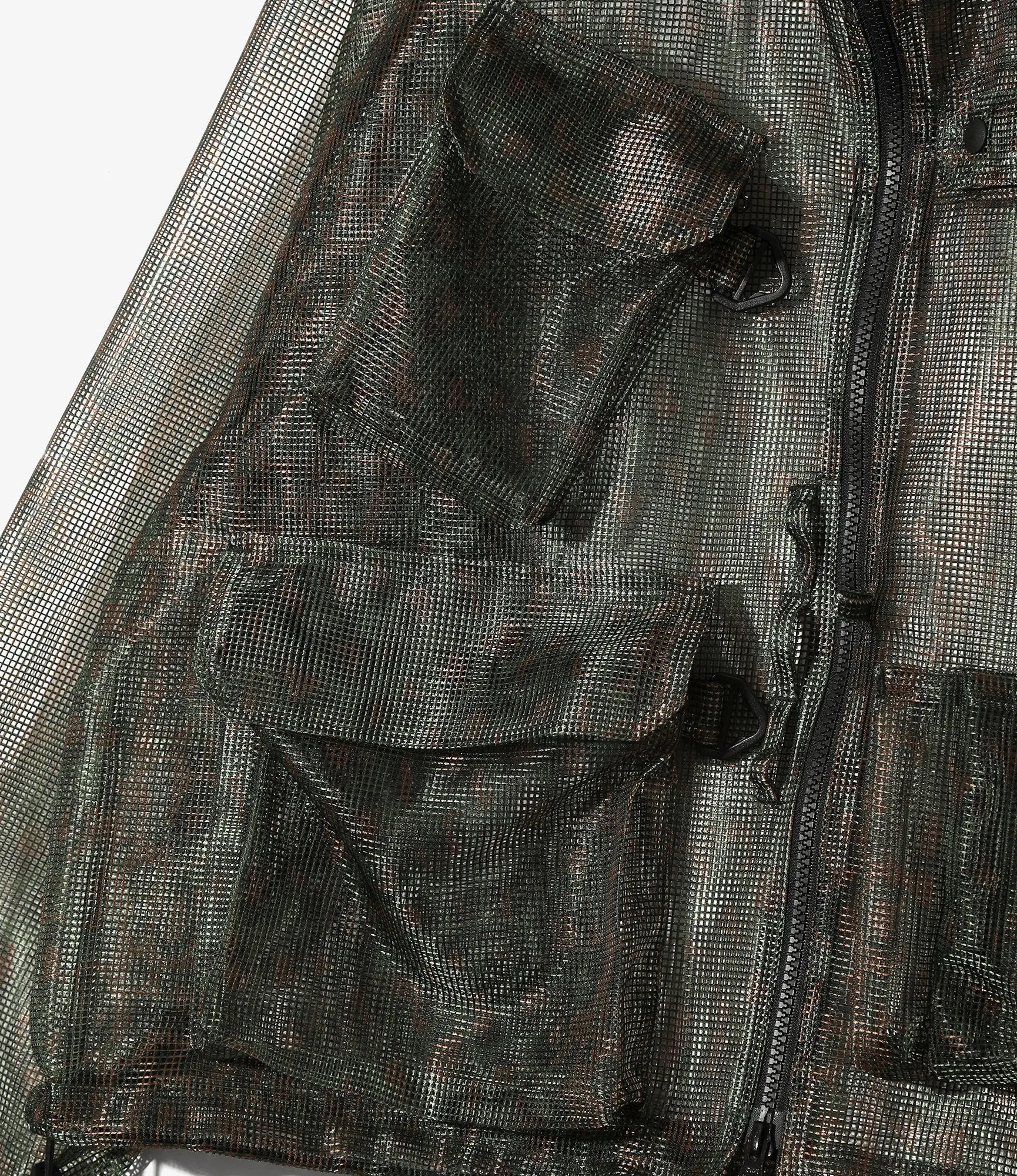 Bush Trek Jacket - Green - Printed Heavyweight Mesh sold by South2West8 product image thumbnail 4