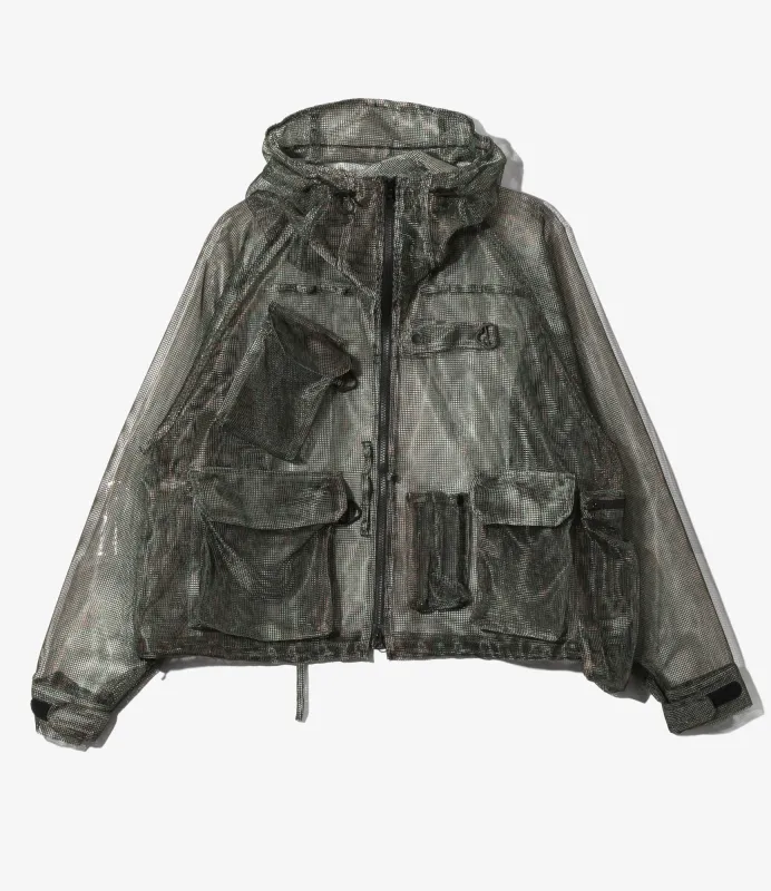 Bush Trek Jacket - Green - Printed Heavyweight Mesh made by South2West8