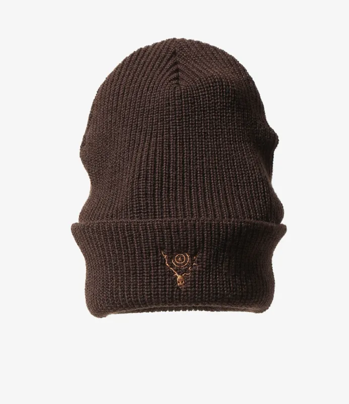 Watch Cap - Brown - W/A Knit made by South2West8