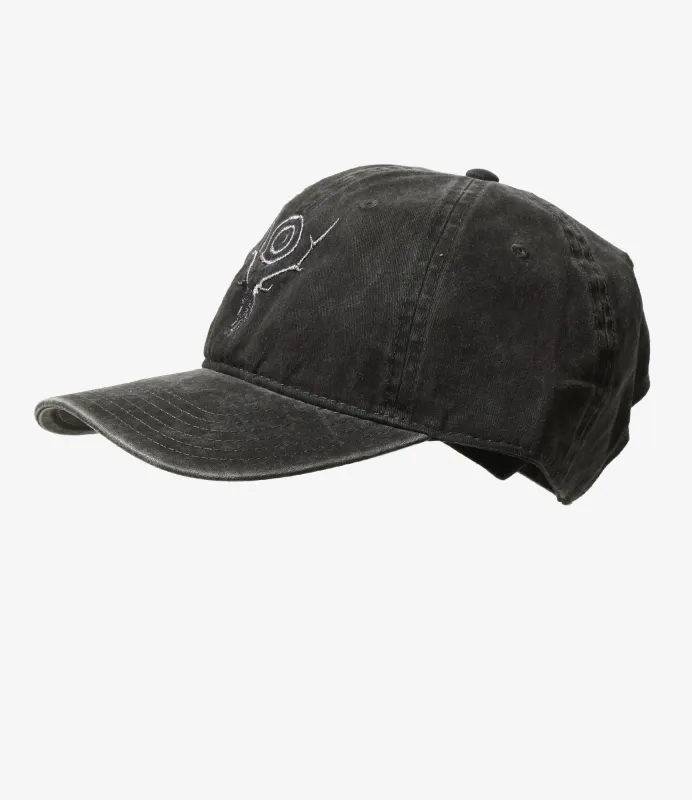 Strap Back Cap - Black - S&T Emb. made by South2West8