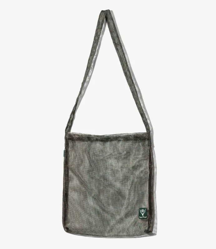 Book Bag - Green - Printed Heavyweight Mesh made by South2West8
