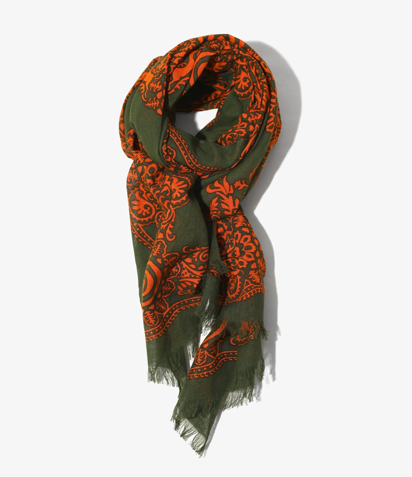 Stole - Green - Cotton Gauze sold by South2West8