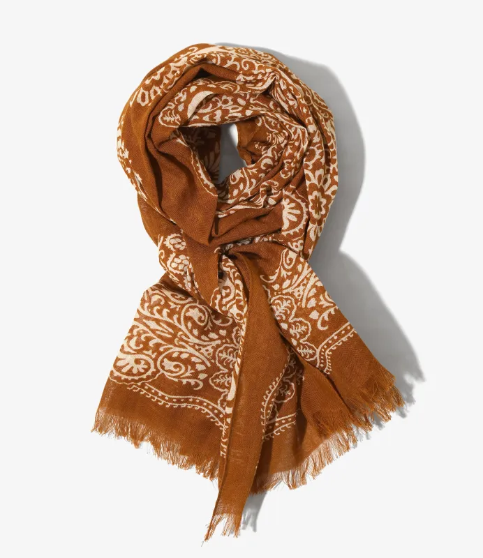Stole - Brown - Cotton Gauze made by South2West8