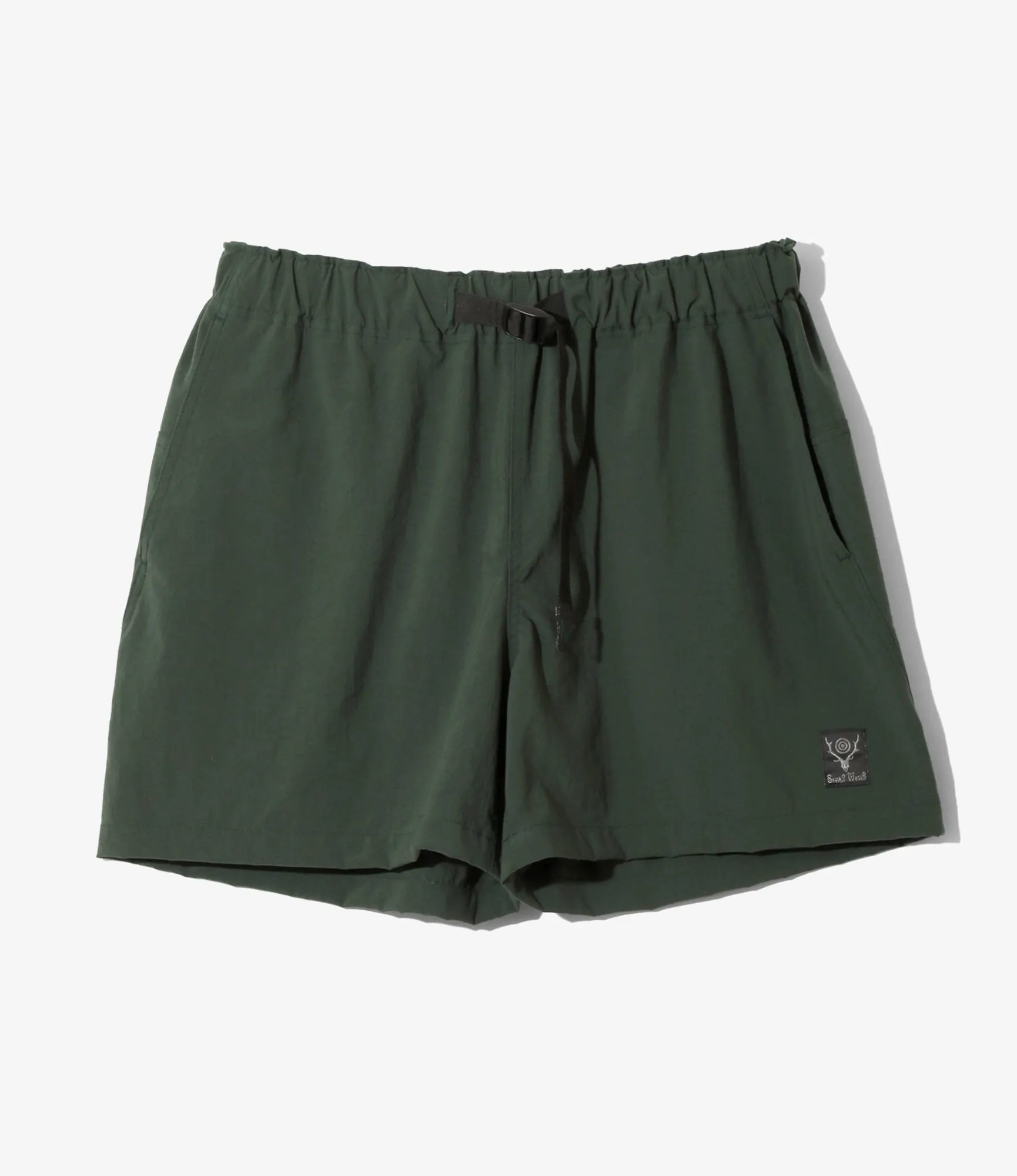 Belted Short - Green - Nylon Oxford sold by South2West8