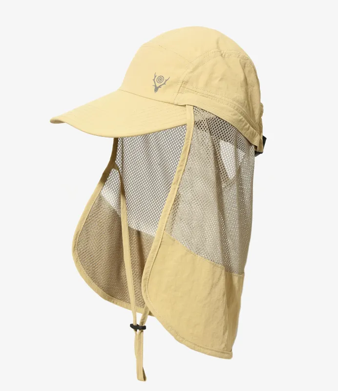Sunshade Cap - Beige - Nylon Ripstop made by South2West8