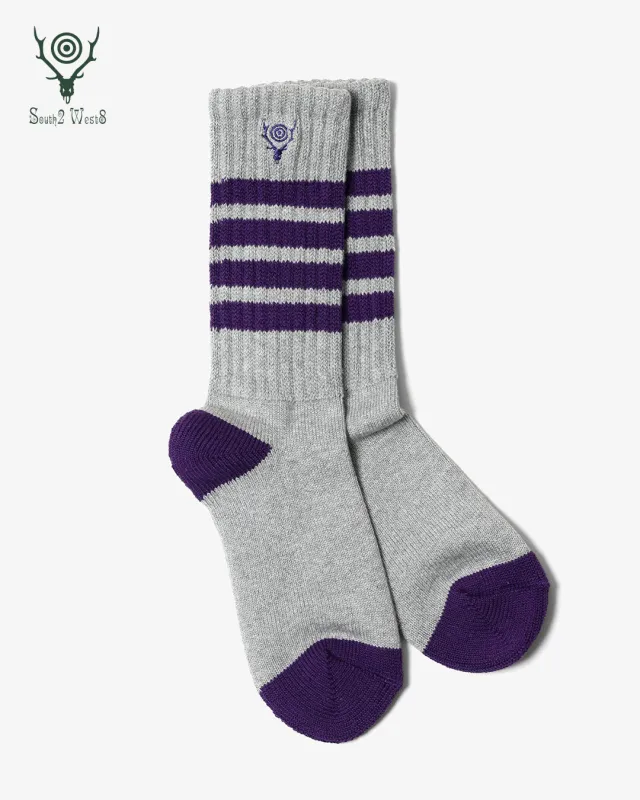 4 Lines Socks - Grey made by South2West8